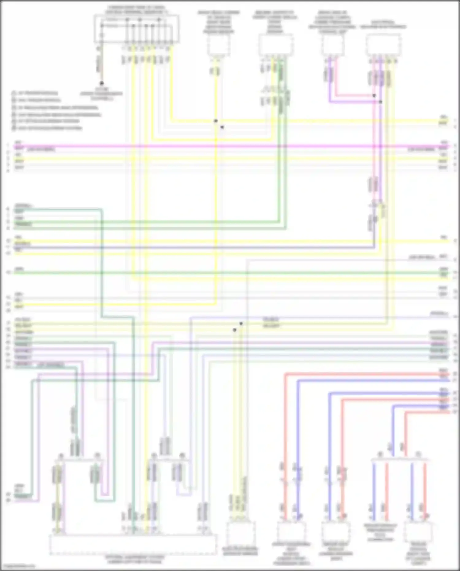 Wiring diagram front passenger seat module for BMW 3 series G20/G21 facelift (2022-2024) (1 of 8)