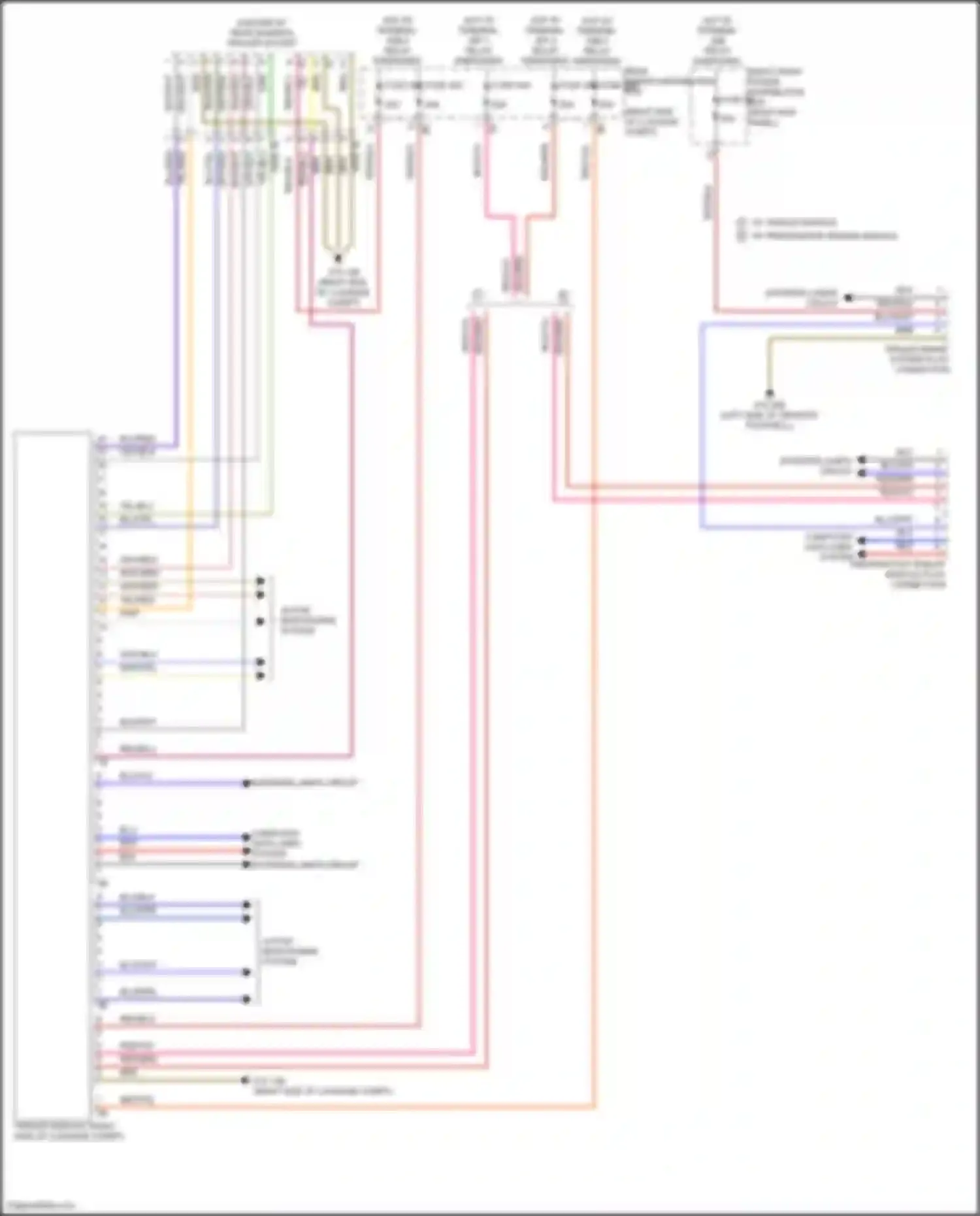 Wiring diagram fuse 289 for BMW 3 series G20/G21 facelift (2022-2024) (3 of 3)