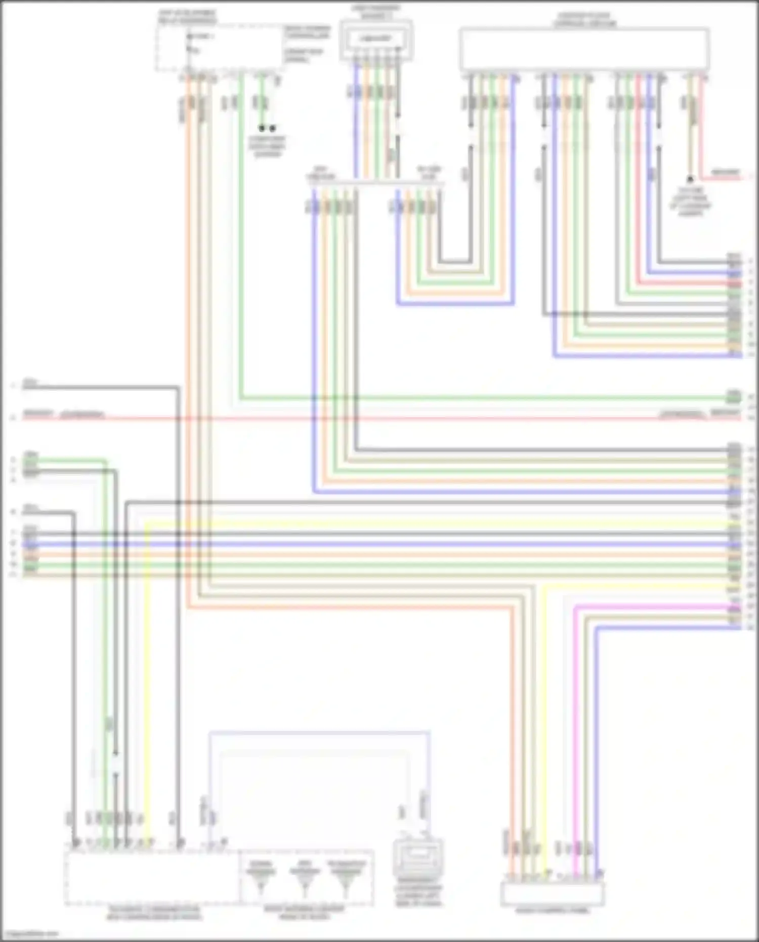 Wiring diagram hot w/ bi-stable relay energized for BMW 3 series G20/G21 facelift (2022-2024) (7 of 24)