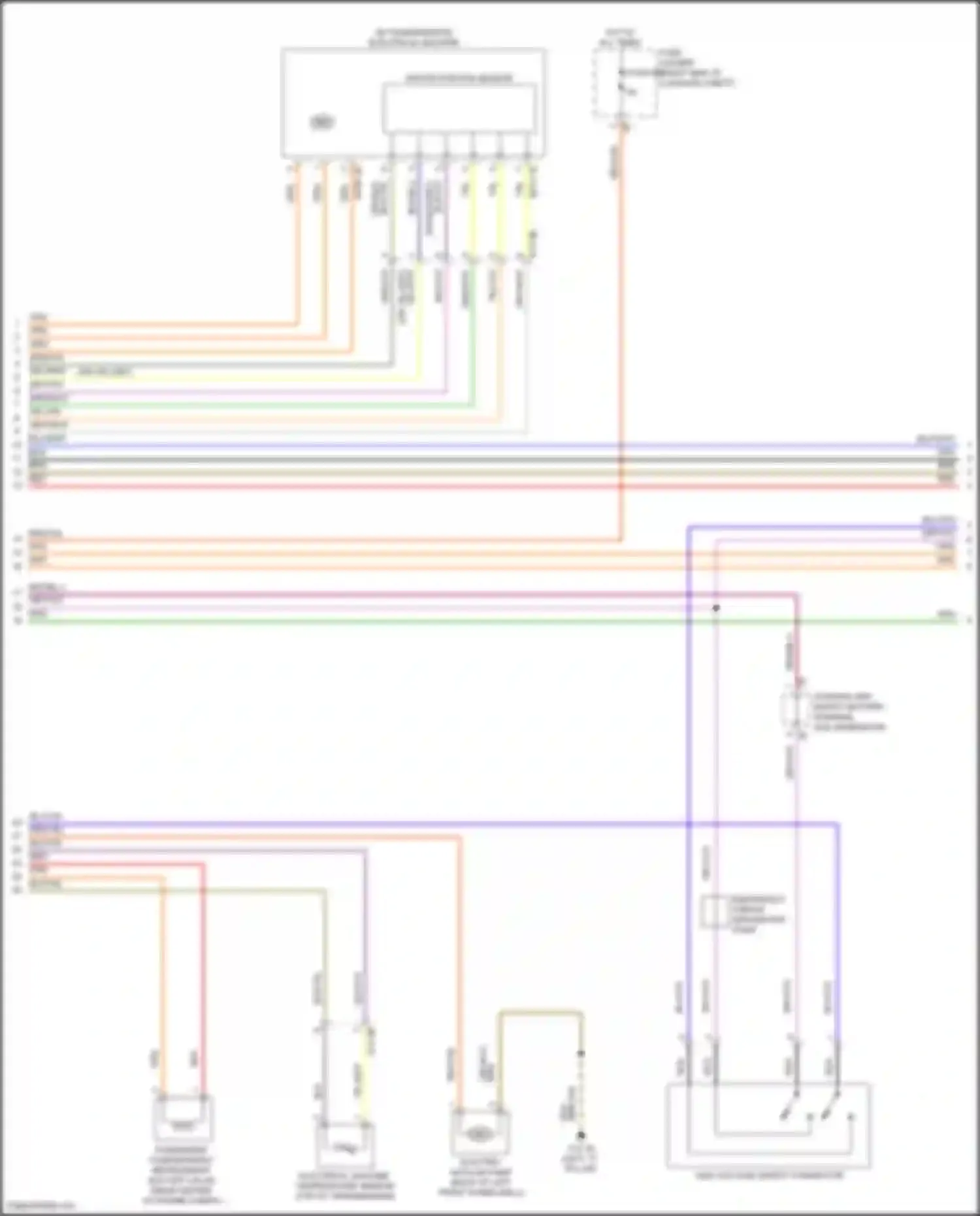 Wiring diagram left "c" pillar) for BMW 3 series G20/G21 facelift (2022-2024) (8 of 9)