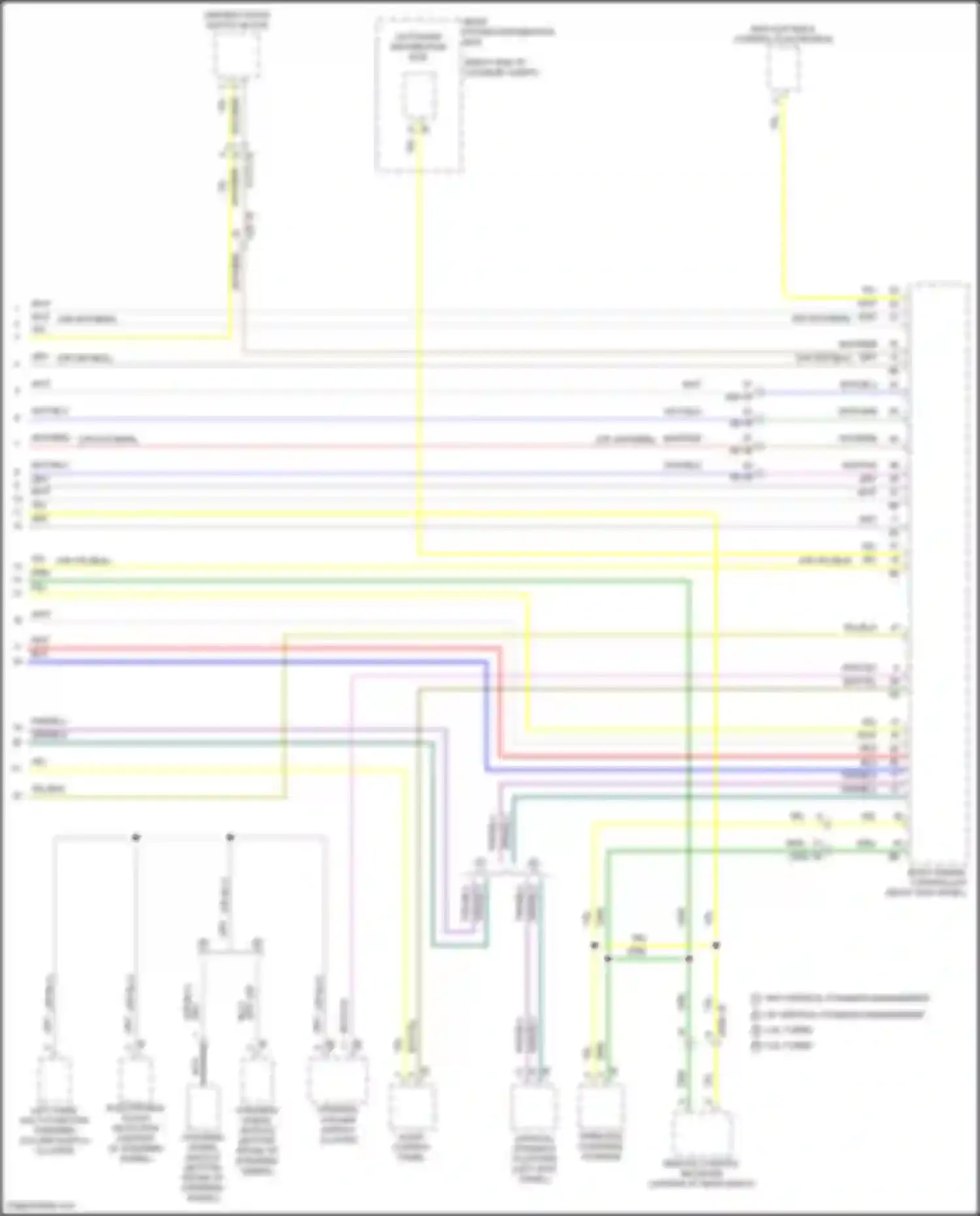 Wiring diagram lin power distribution box for BMW 3 series G20/G21 facelift (2022-2024) (1 of 5)