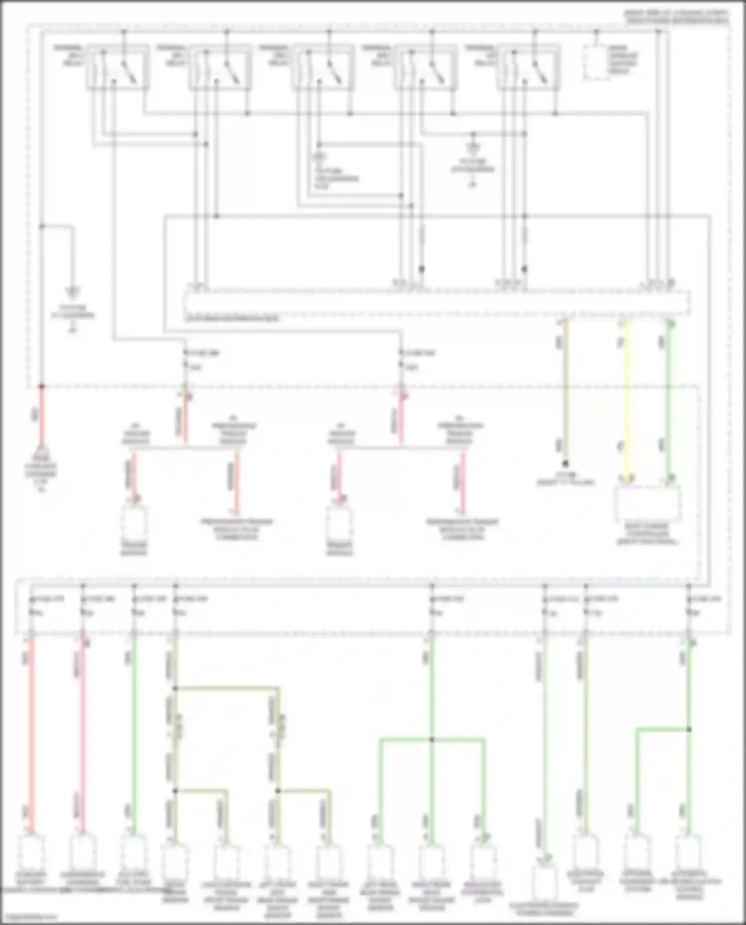 Wiring diagram rear window heating relay for BMW 3 series G20/G21 facelift (2022-2024) (1 of 2)