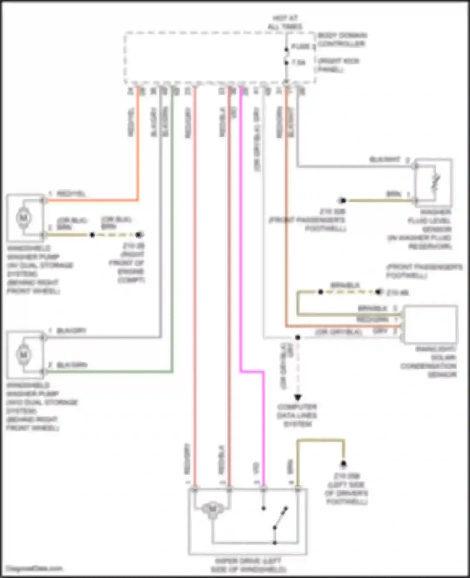 Wiring diagram red/blk for BMW 3 series G20/G21 facelift (2022-2024) (40 of 41)