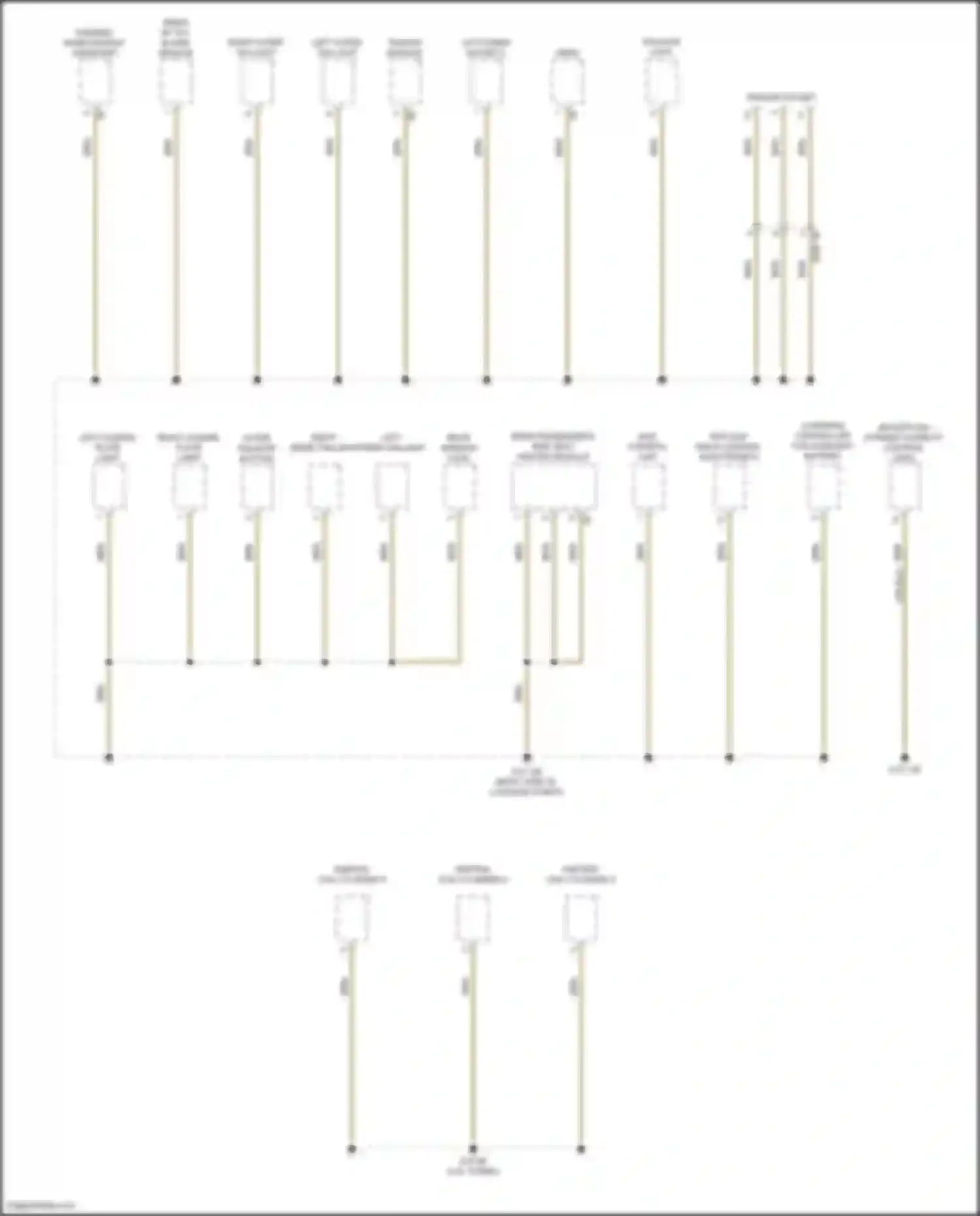 Wiring diagram right inner taillight for BMW 3 series G20/G21 facelift (2022-2024) (3 of 3)