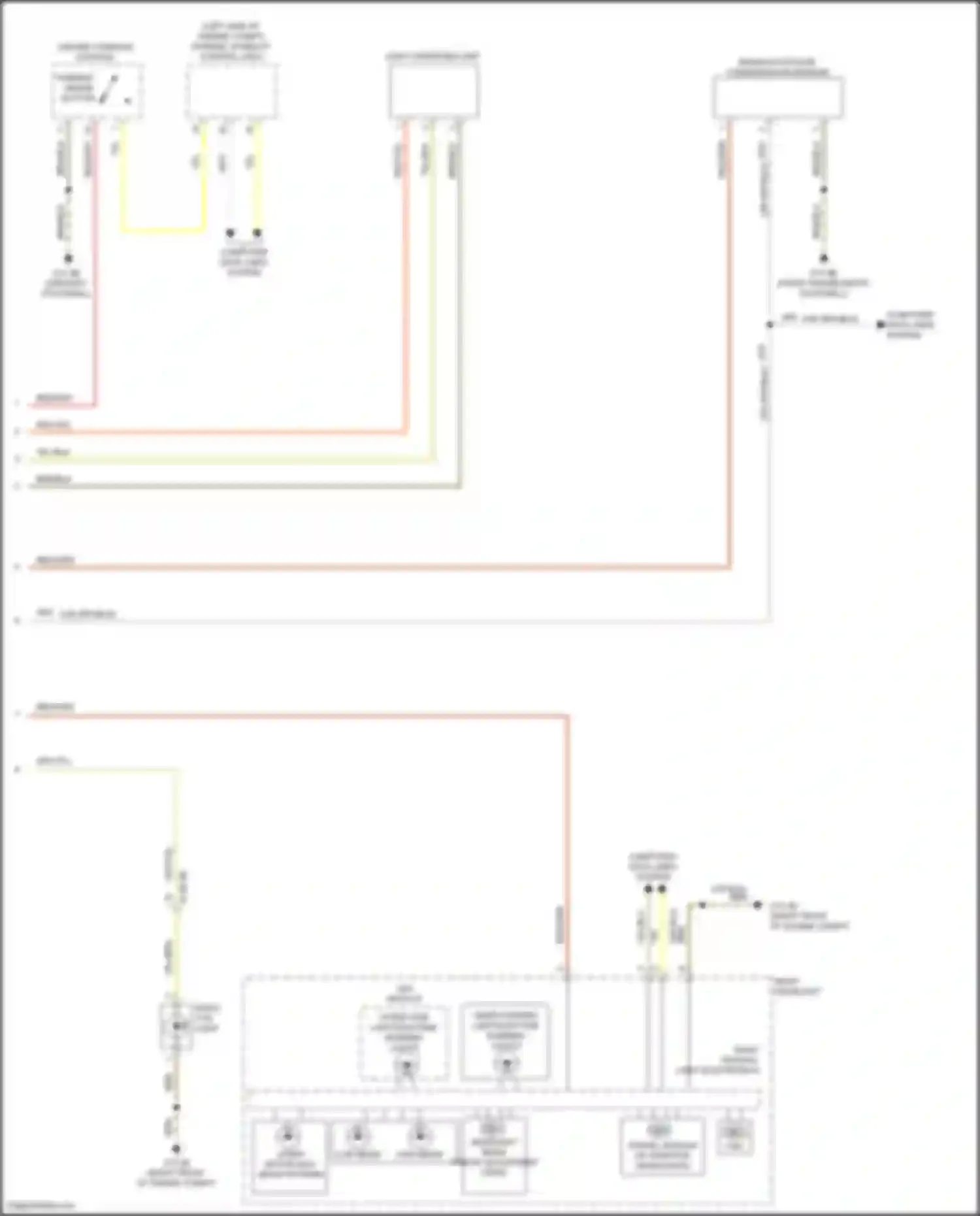 Wiring diagram swivel module for BMW 3 series G20/G21 facelift (2022-2024) (2 of 2)