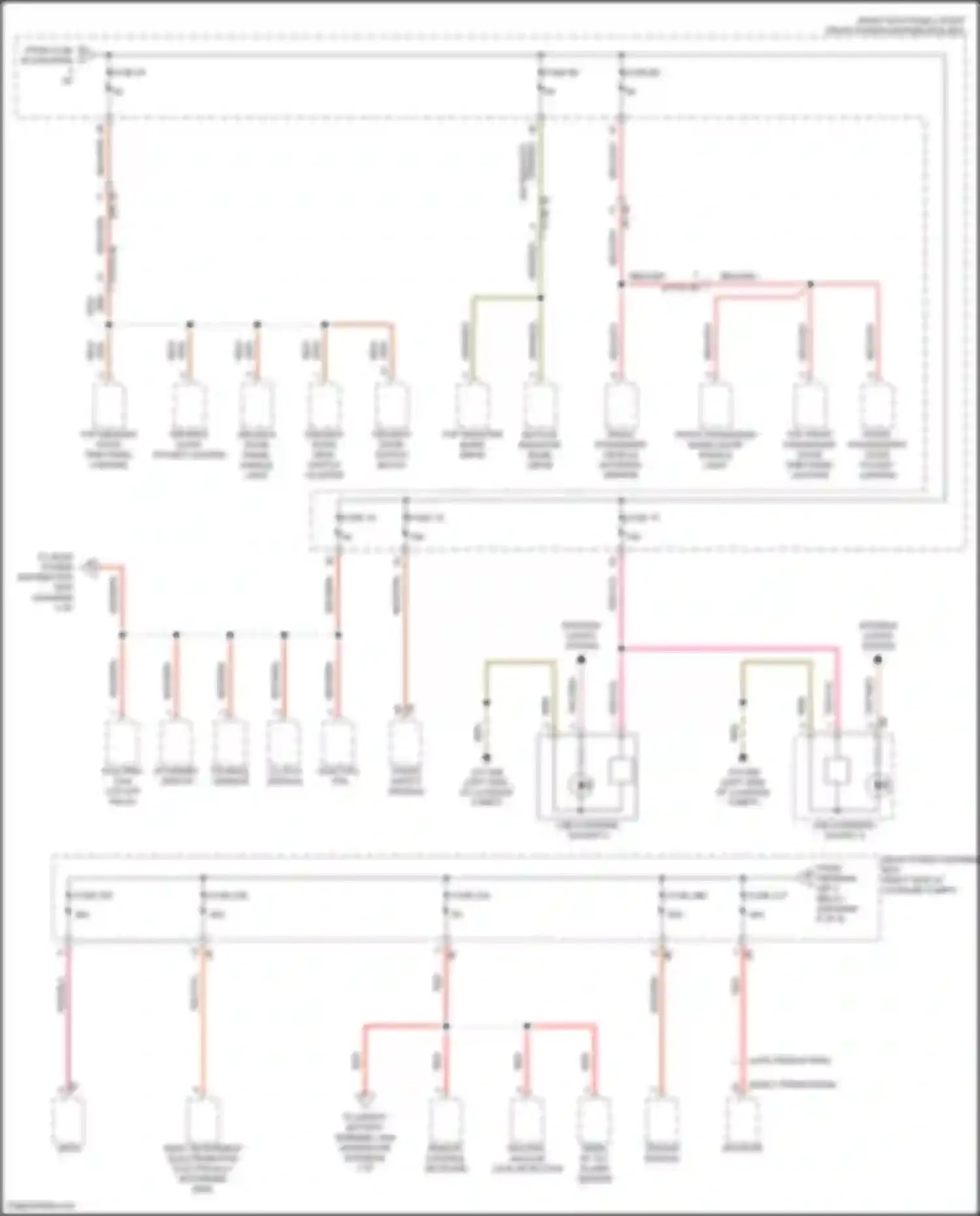 Wiring diagram usb charging socket 3 for BMW 3 series G20/G21 facelift (2022-2024) (10 of 17)