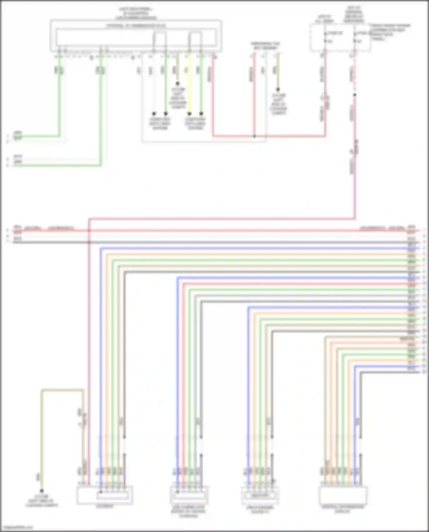Wiring diagram usb port for BMW 3 series G20/G21 facelift (2022-2024) (4 of 14)