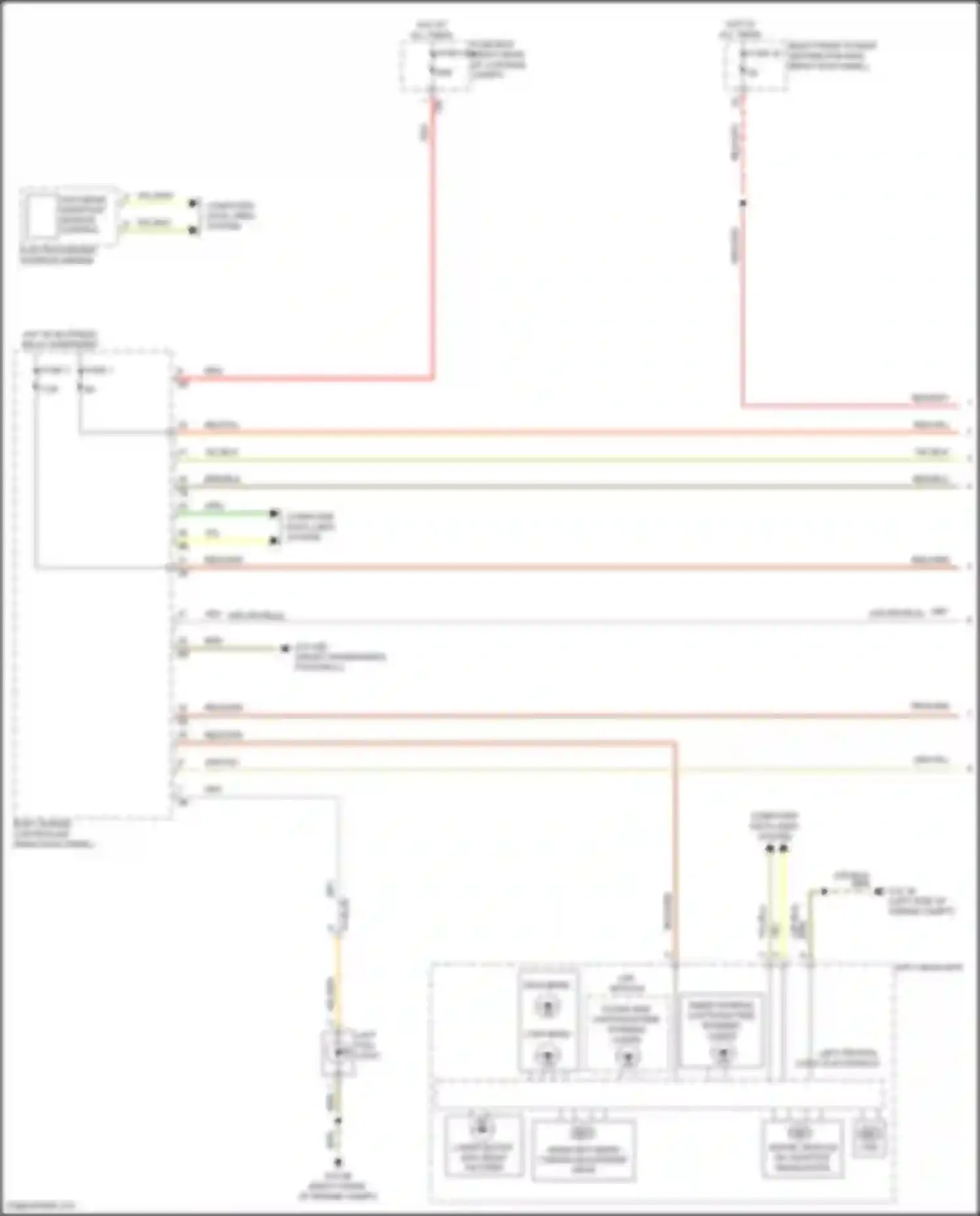 Wiring diagram w/ adaptive headlights for BMW 3 series G20/G21 facelift (2022-2024) (1 of 2)