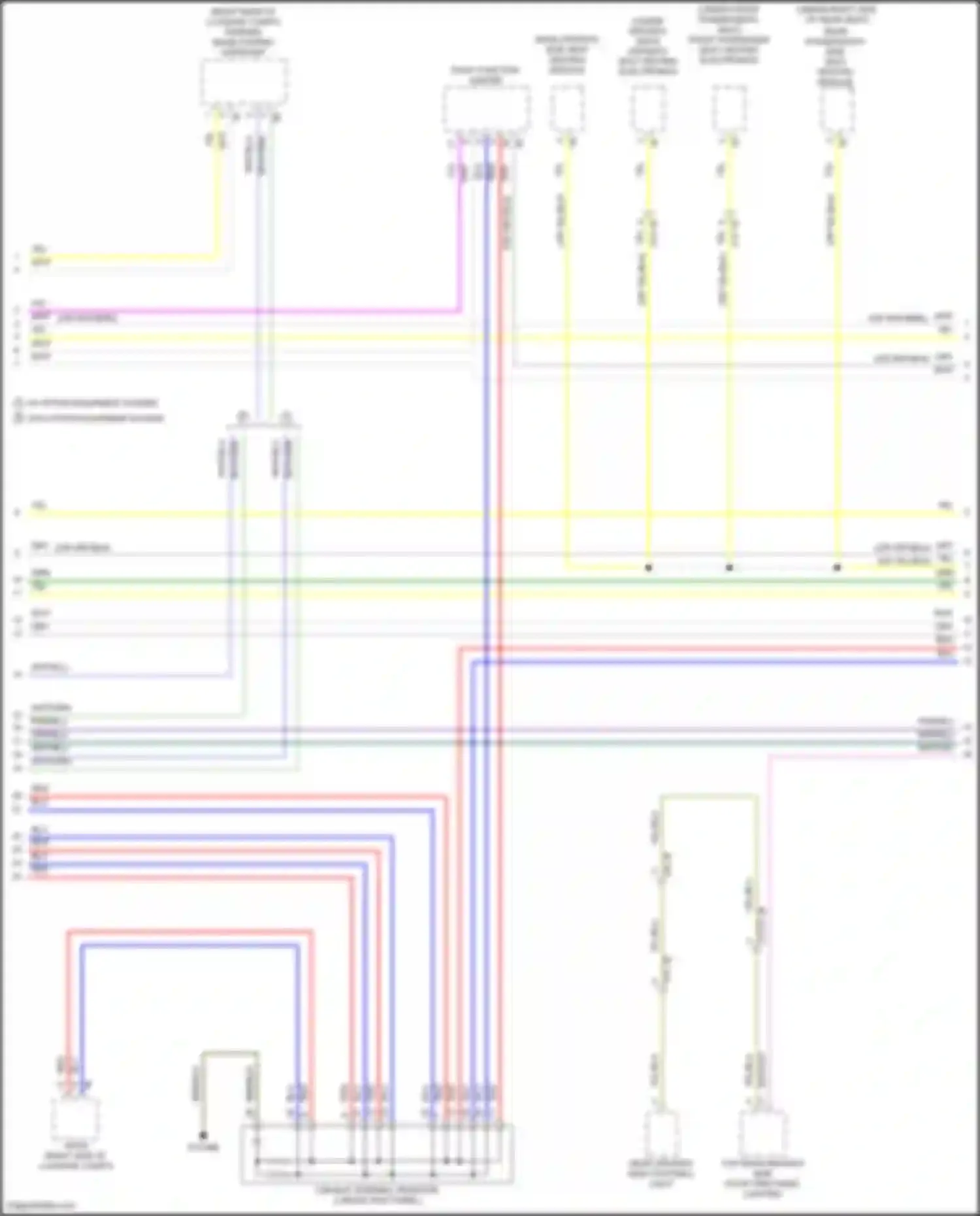 Wiring diagram w/ option equipment system for BMW 3 series G20/G21 facelift (2022-2024) (2 of 2)