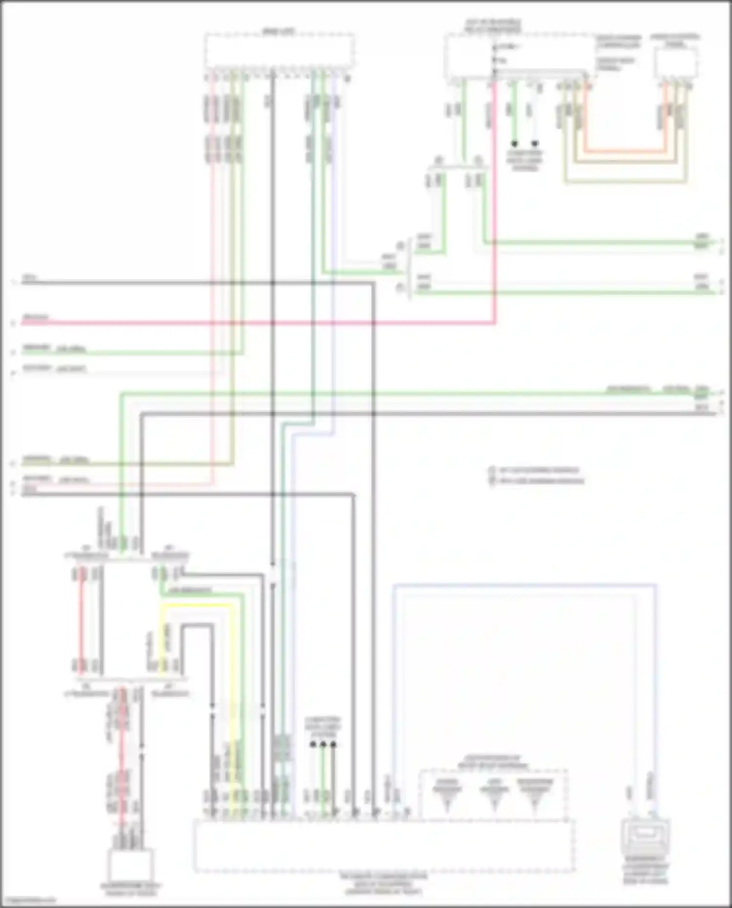 Wiring diagram w/o car sharing module for BMW 3 series G20/G21 facelift (2022-2024) (1 of 6)