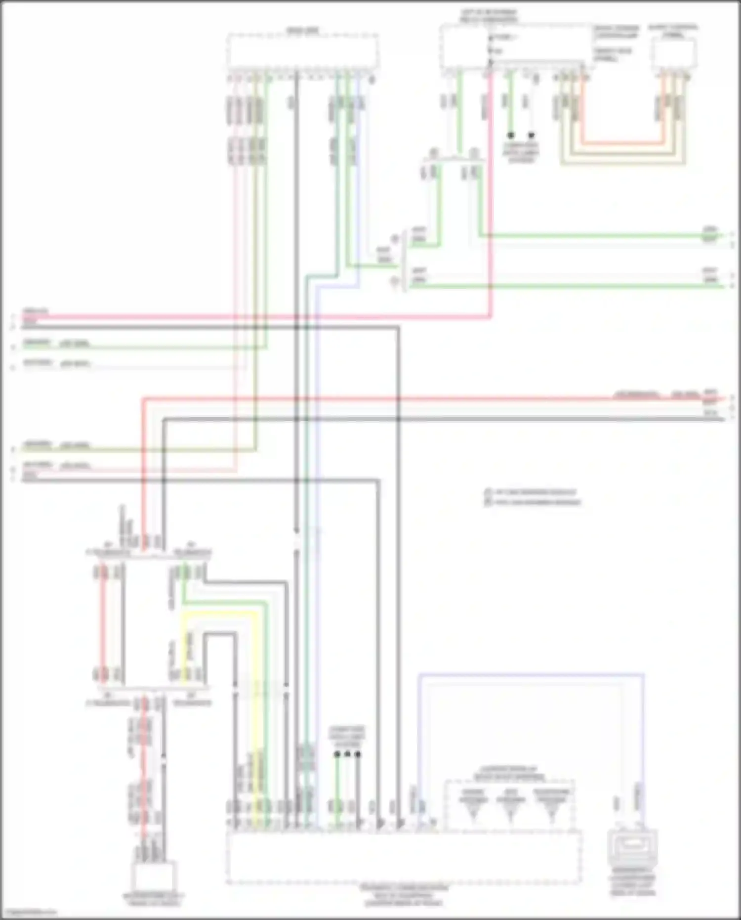 Wiring diagram w/o telematics for BMW 3 series G20/G21 facelift (2022-2024) (5 of 32)