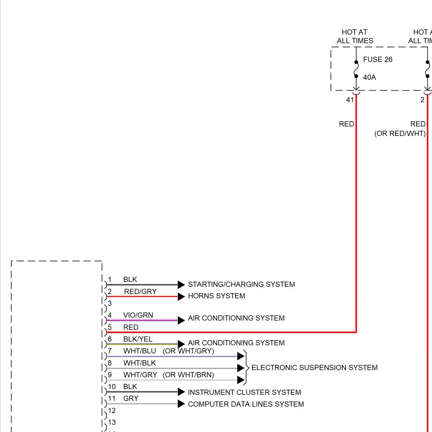 demo - Body control modules circuit (1 of 3) Body control modules circuit (1 of 3)