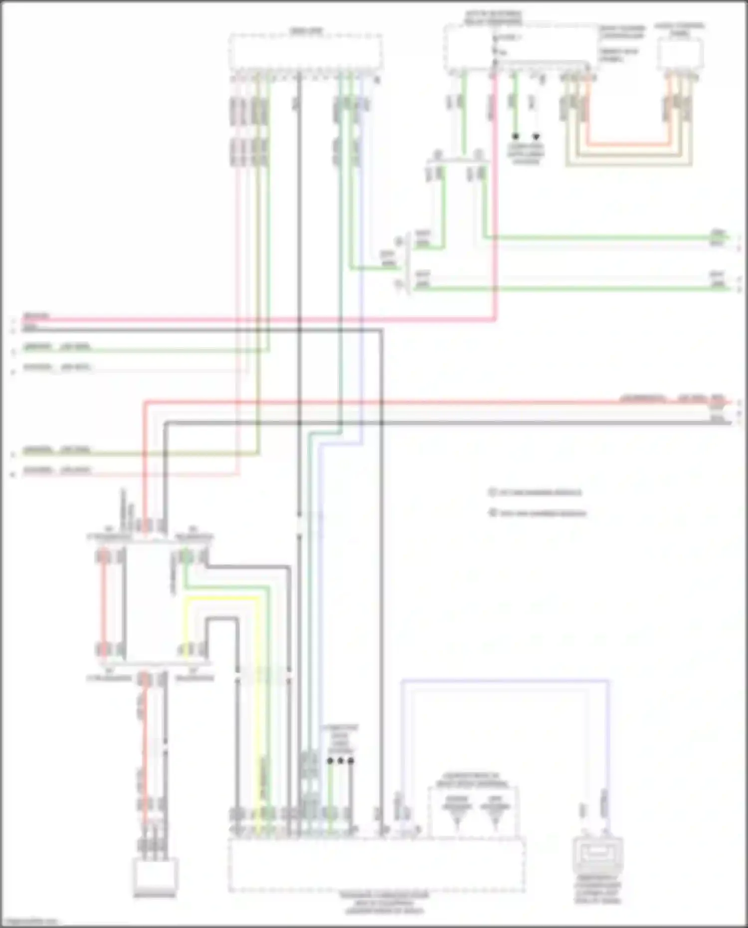 3 series BMW G20/G21 (2018-2023): Receiver audio module circuit, mid level (3 of 6)
