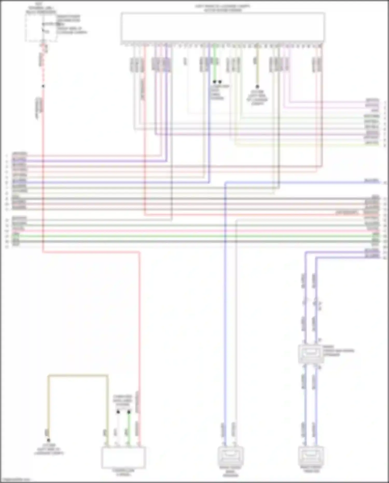 Wiring diagram blk/vio for BMW 3 series G20/G21 (2018-2023) (6 of 13)