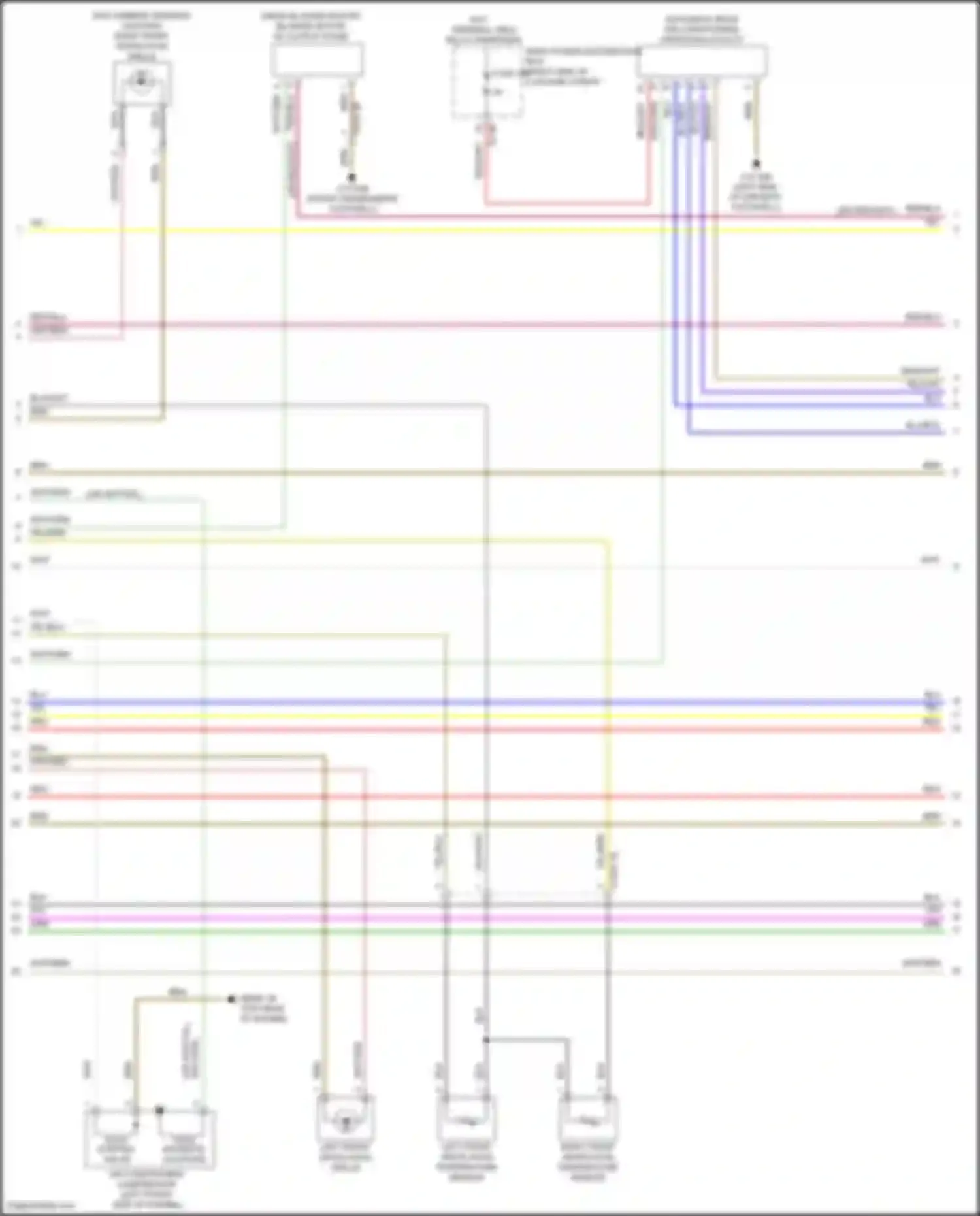 Wiring diagram blu for BMW 3 series G20/G21 (2018-2023) (42 of 88)