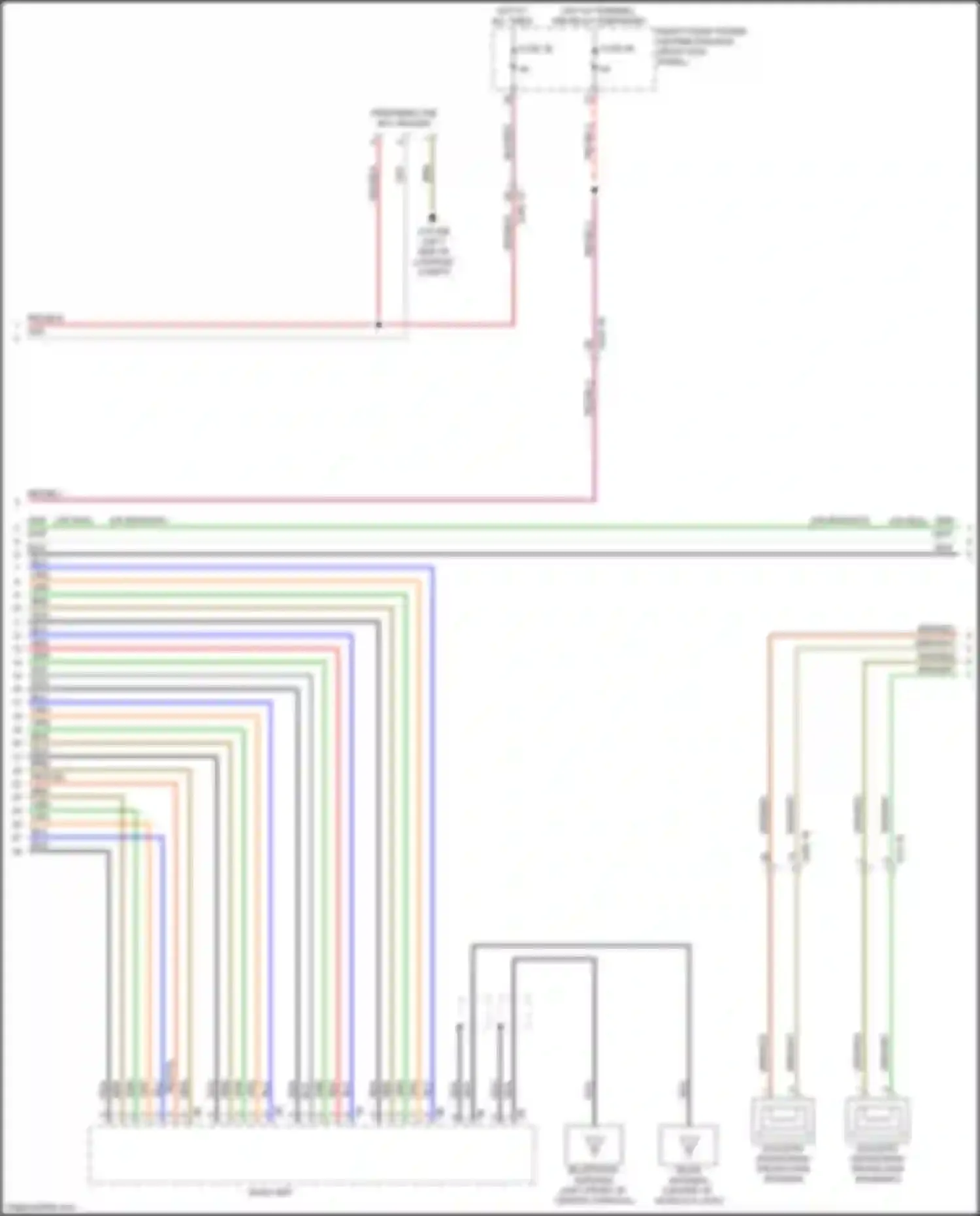 Wiring diagram bluetooth antenna for BMW 3 series G20/G21 (2018-2023) (2 of 14)