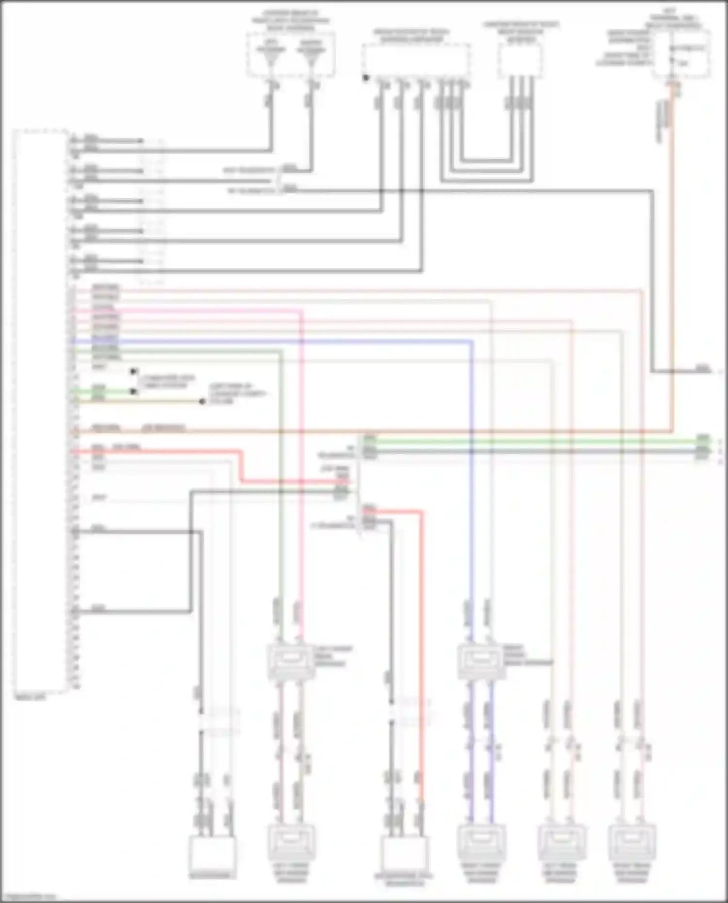 Wiring diagram blu/red for BMW 3 series G20/G21 (2018-2023) (33 of 40)