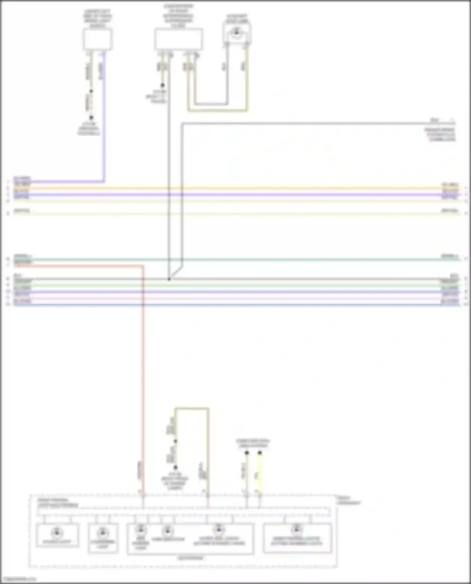 Wiring diagram brake light switch for BMW 3 series G20/G21 (2018-2023) (3 of 5)