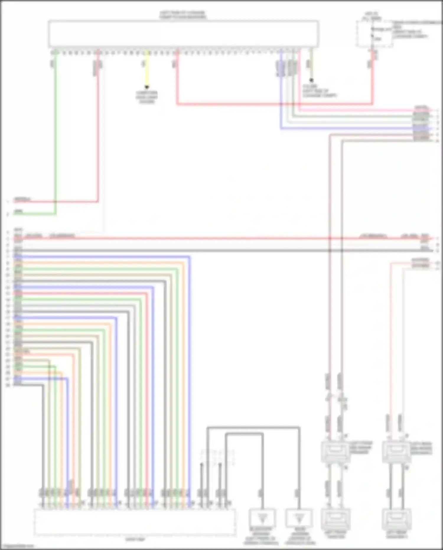 Wiring diagram computer data lines system for BMW 3 series G20/G21 (2018-2023) (33 of 103)