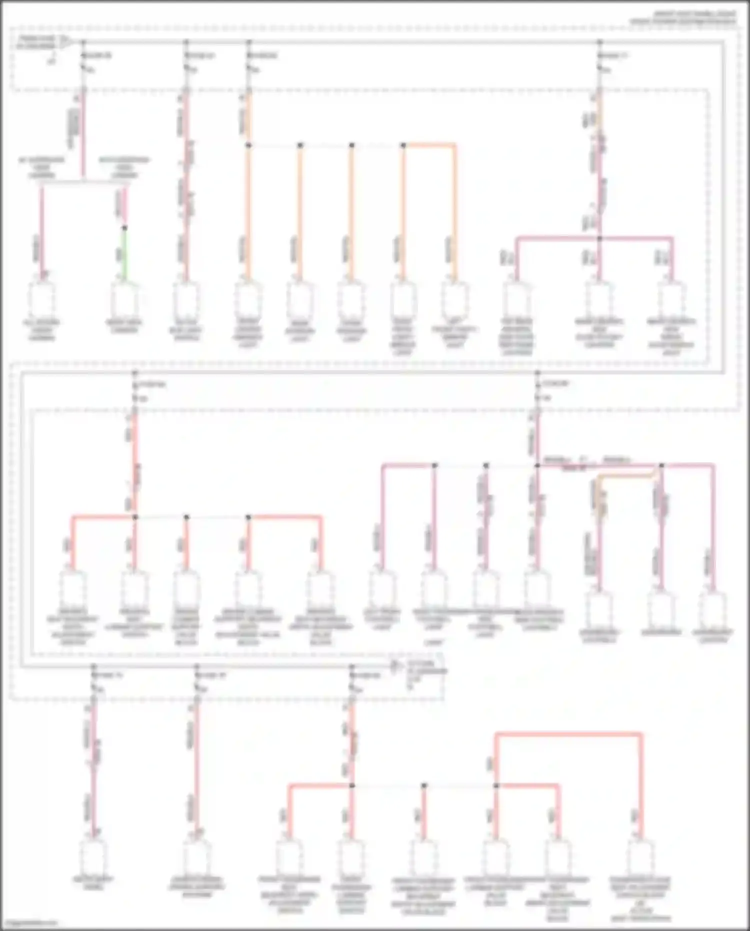 Wiring diagram dashboard lighting 2 for BMW 3 series G20/G21 (2018-2023) (4 of 4)