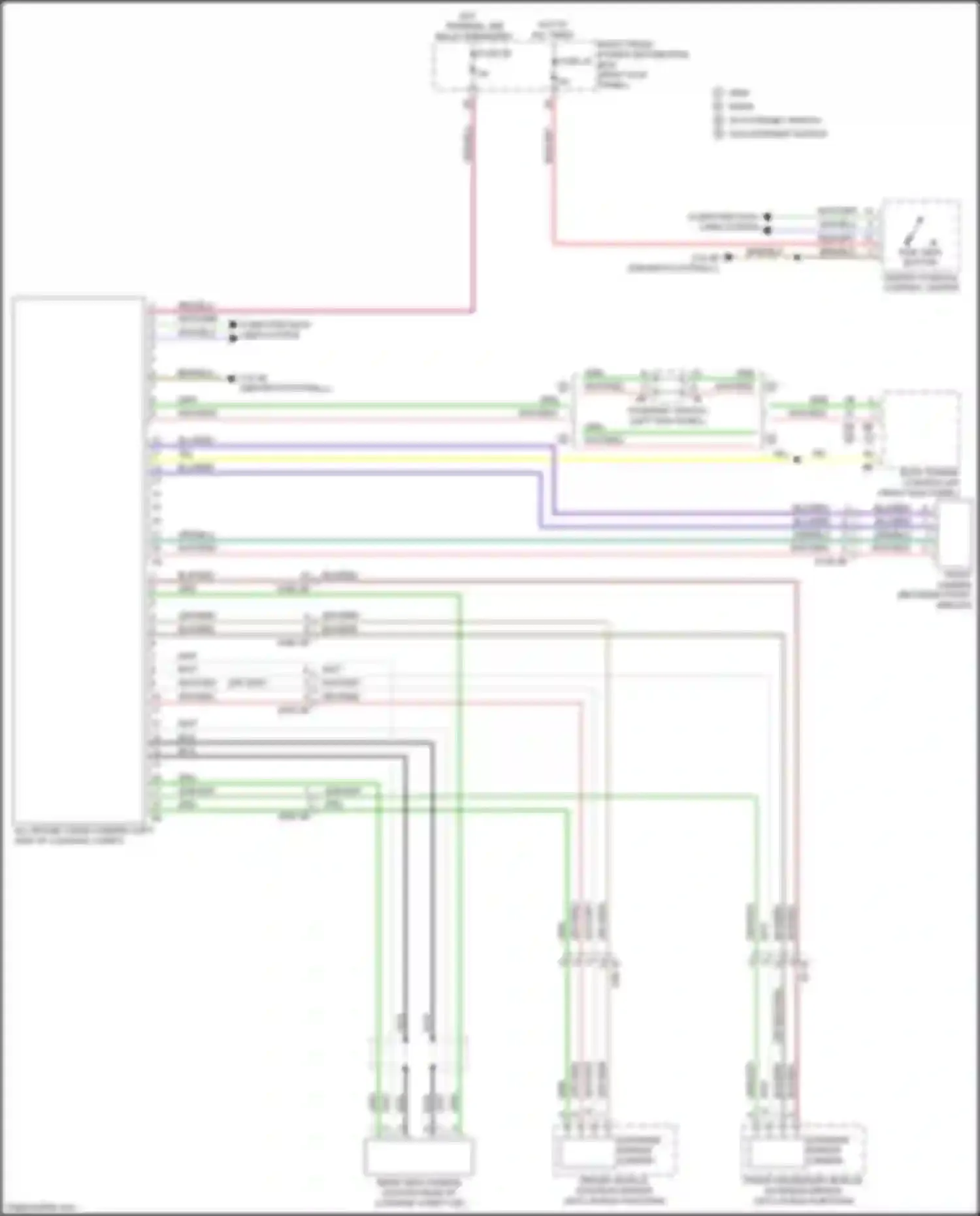 Wiring diagram front camera for BMW 3 series G20/G21 (2018-2023) (1 of 1)
