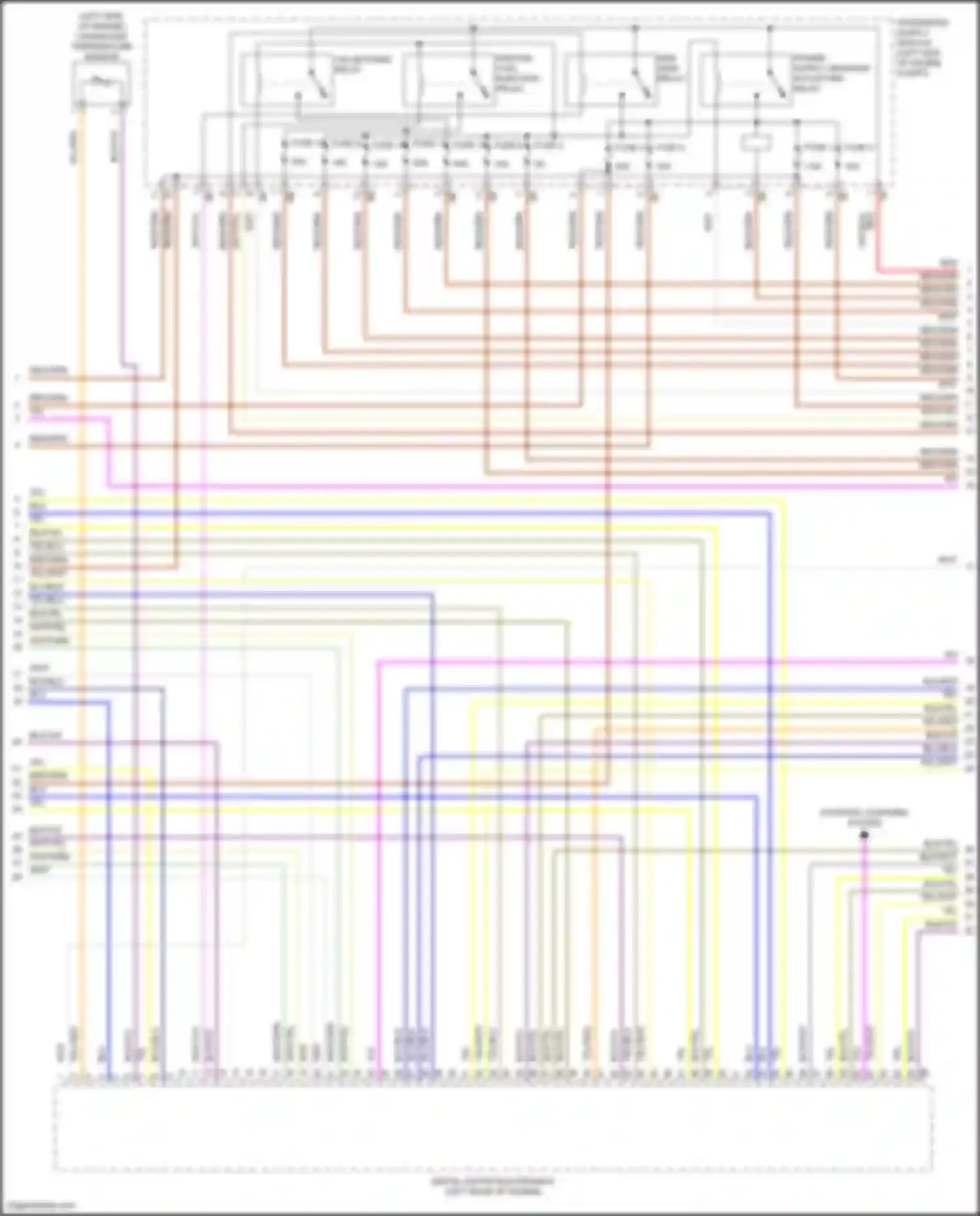 Wiring diagram fuse 10 for BMW 3 series G20/G21 (2018-2023) (1 of 1)