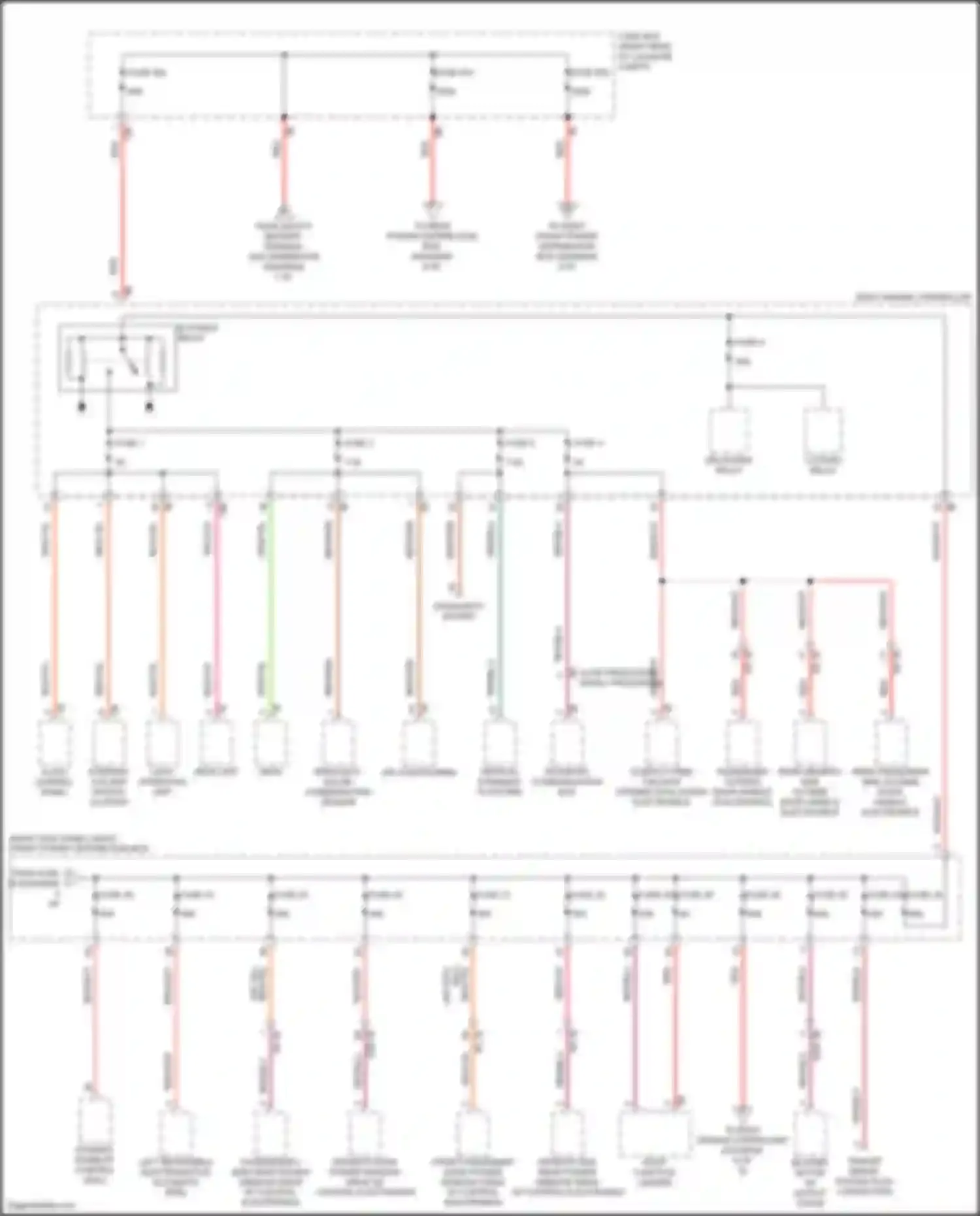 Wiring diagram fuse 3 for BMW 3 series G20/G21 (2018-2023) (5 of 8)