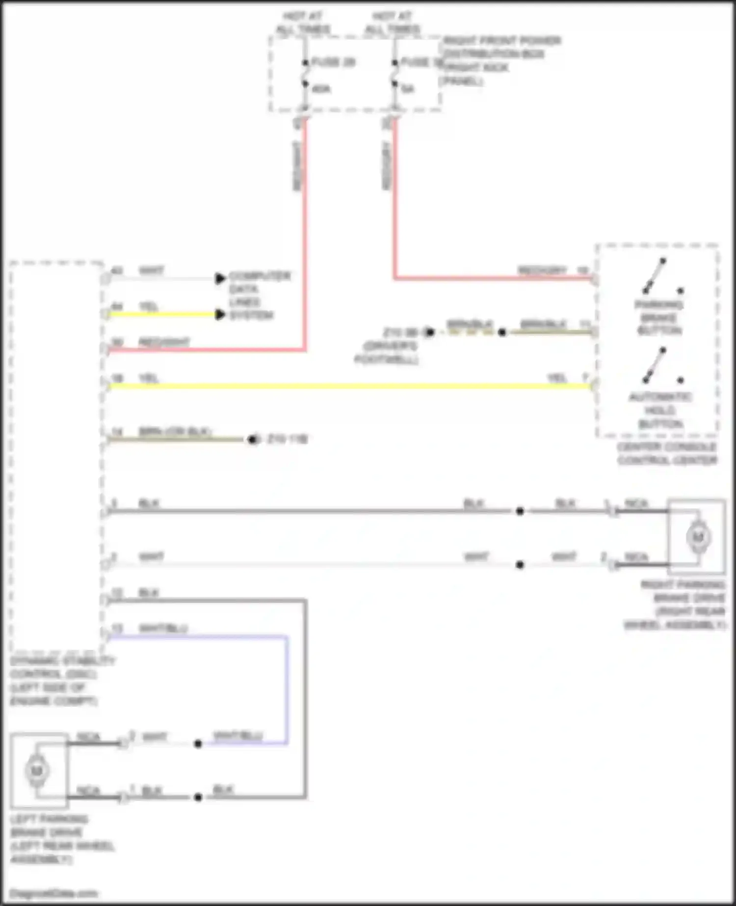 Wiring diagram fuse 32 for BMW 3 series G20/G21 (2018-2023) (7 of 7)