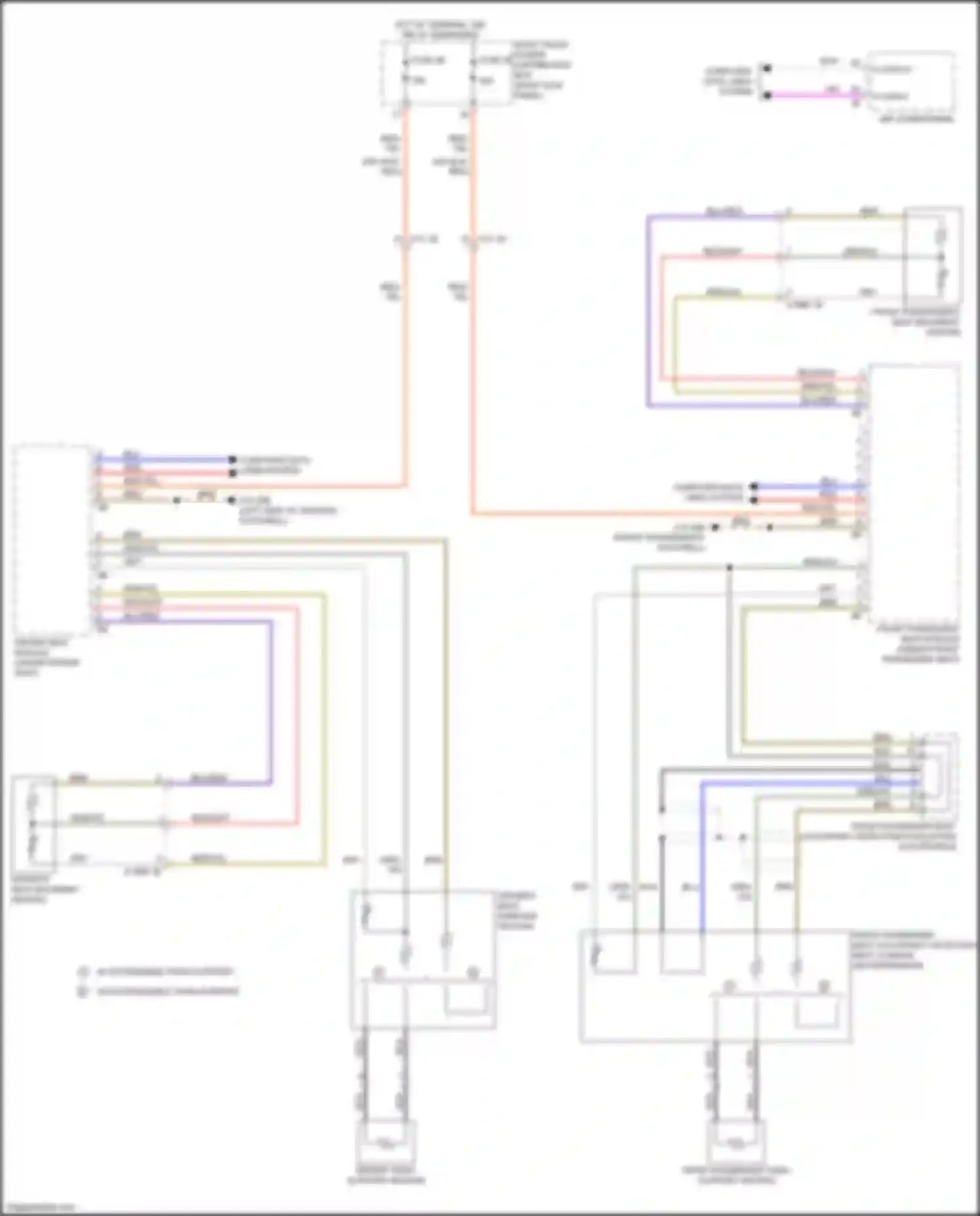 Wiring diagram fuse 55 for BMW 3 series G20/G21 (2018-2023) (1 of 4)