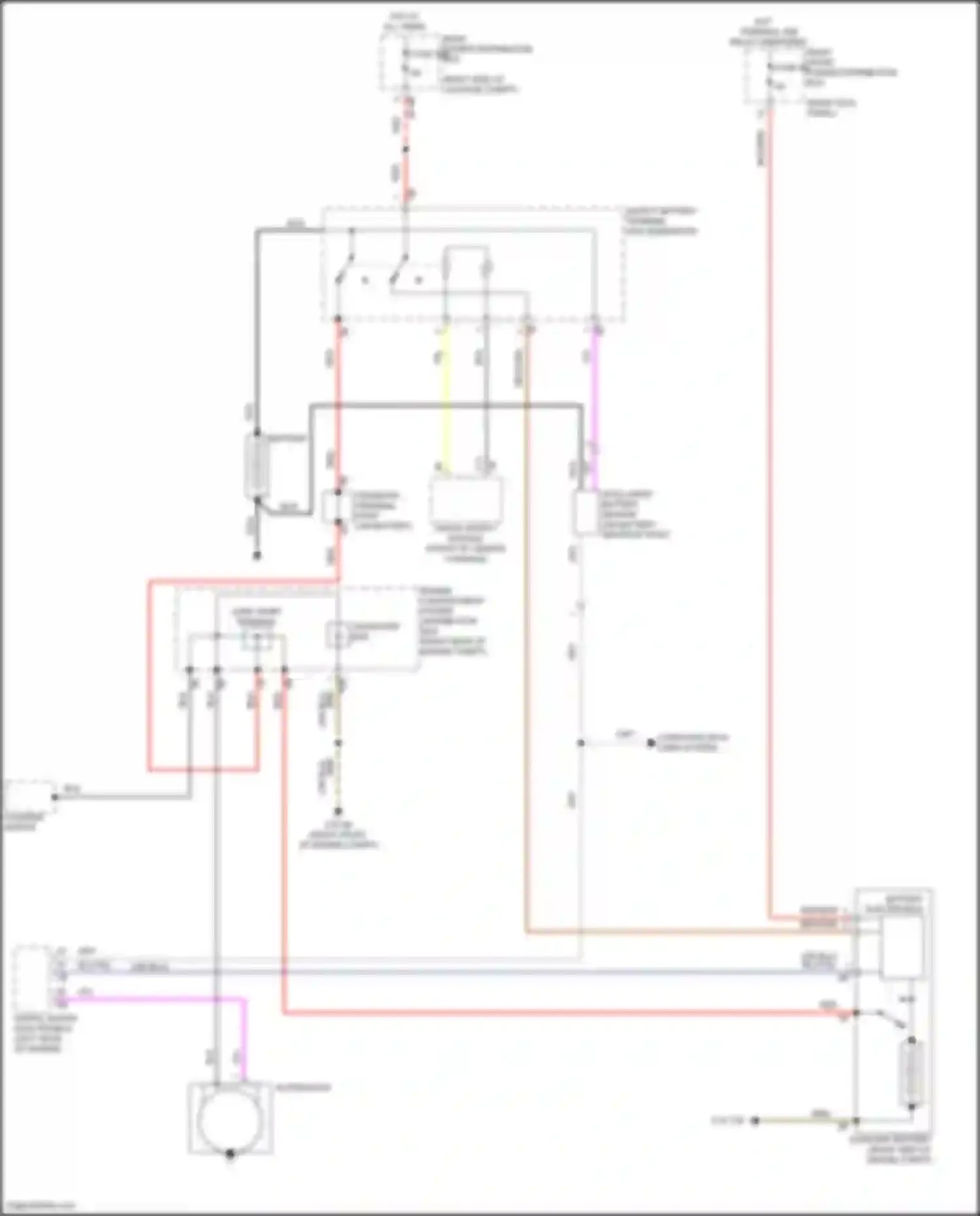 Wiring diagram fuse 63 for BMW 3 series G20/G21 (2018-2023) (1 of 2)
