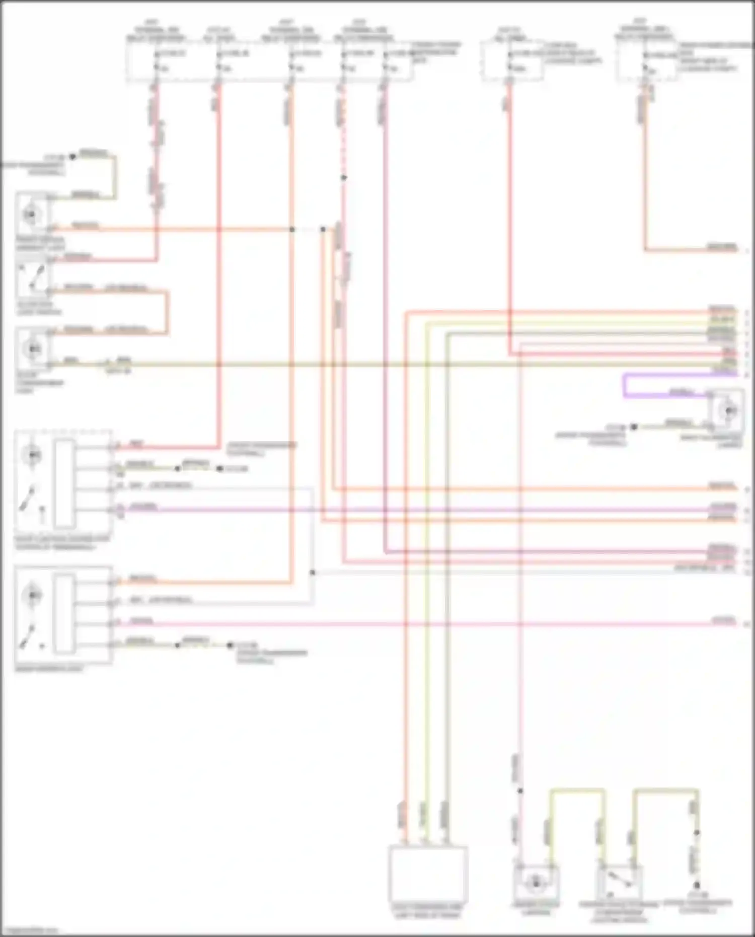 Wiring diagram hot at all times for BMW 3 series G20/G21 (2018-2023) (5 of 47)
