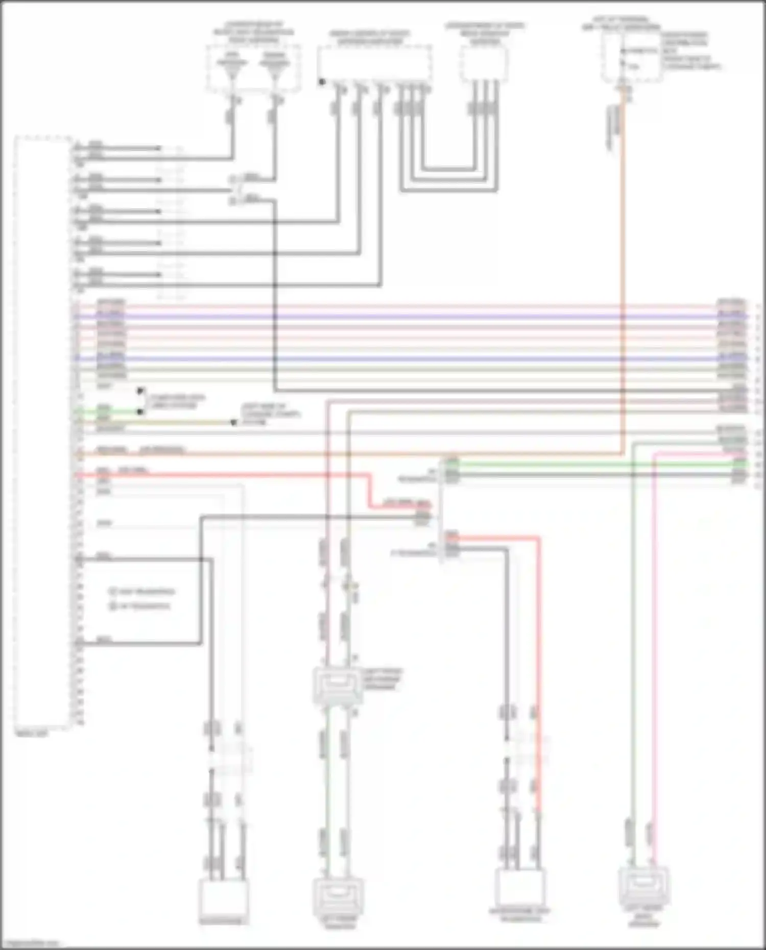 Wiring diagram rear power distribution box for BMW 3 series G20/G21 (2018-2023) (15 of 66)