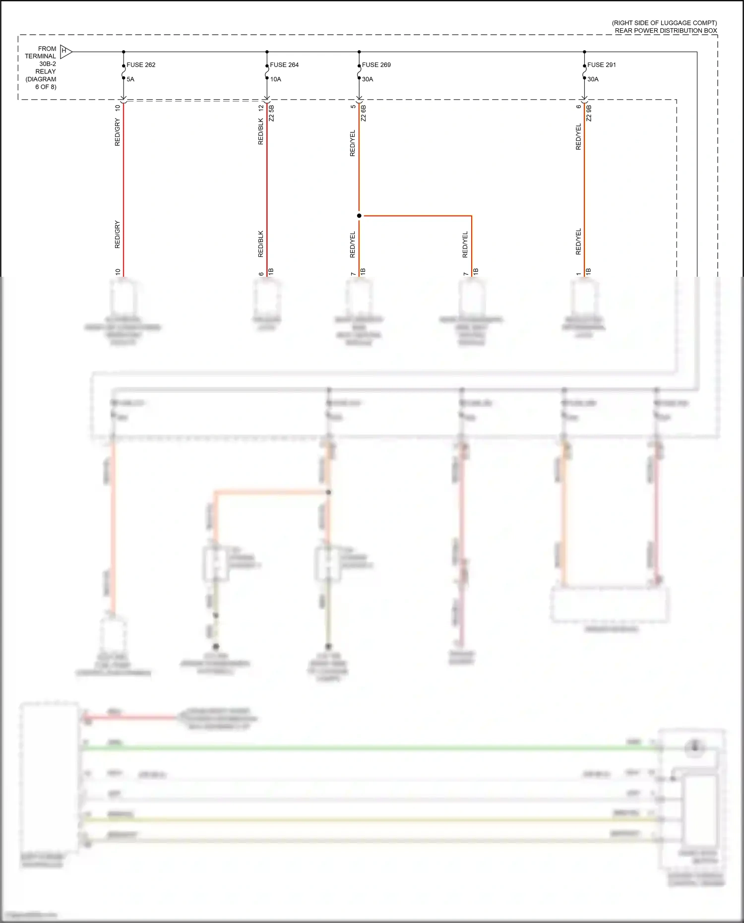 Wiring diagram start-stop button for BMW 3 series G20/G21 (2018-2023) (2 of 3)