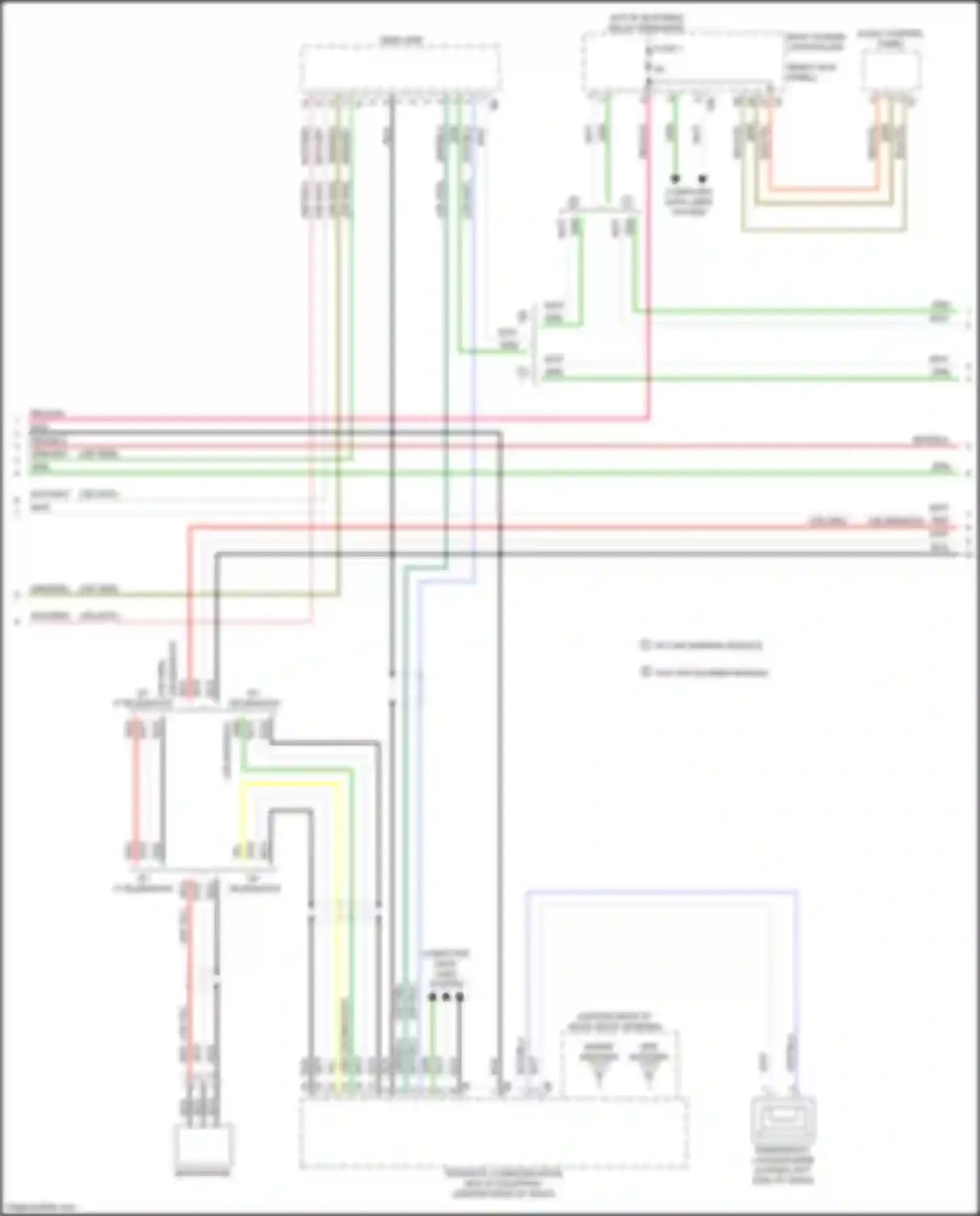 Wiring diagram w/ car sharing module for BMW 3 series G20/G21 (2018-2023) (2 of 6)