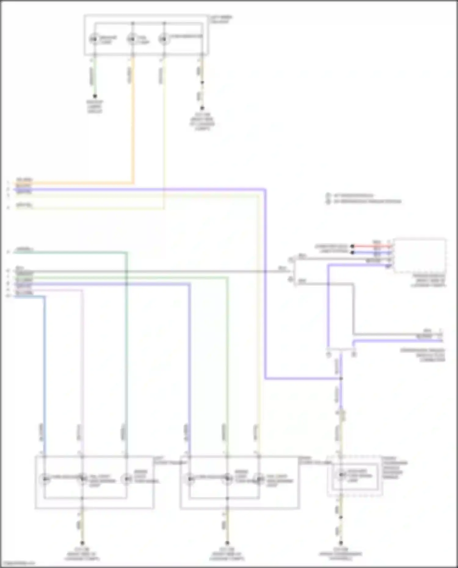 Wiring diagram w/ preparation trailer module for BMW 3 series G20/G21 (2018-2023) (1 of 3)