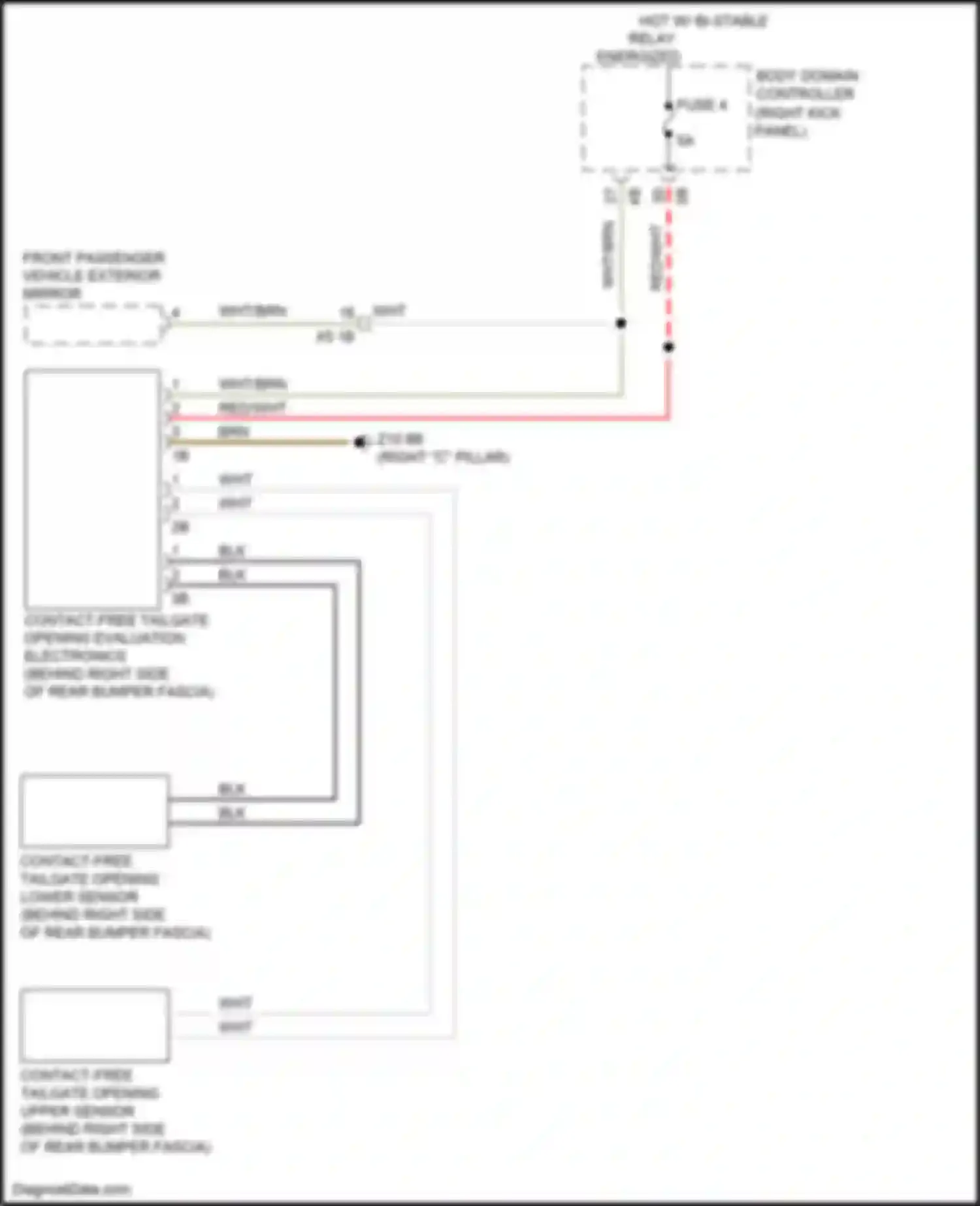 Wiring diagram wht/brn for BMW 3 series G20/G21 (2018-2023) (3 of 53)