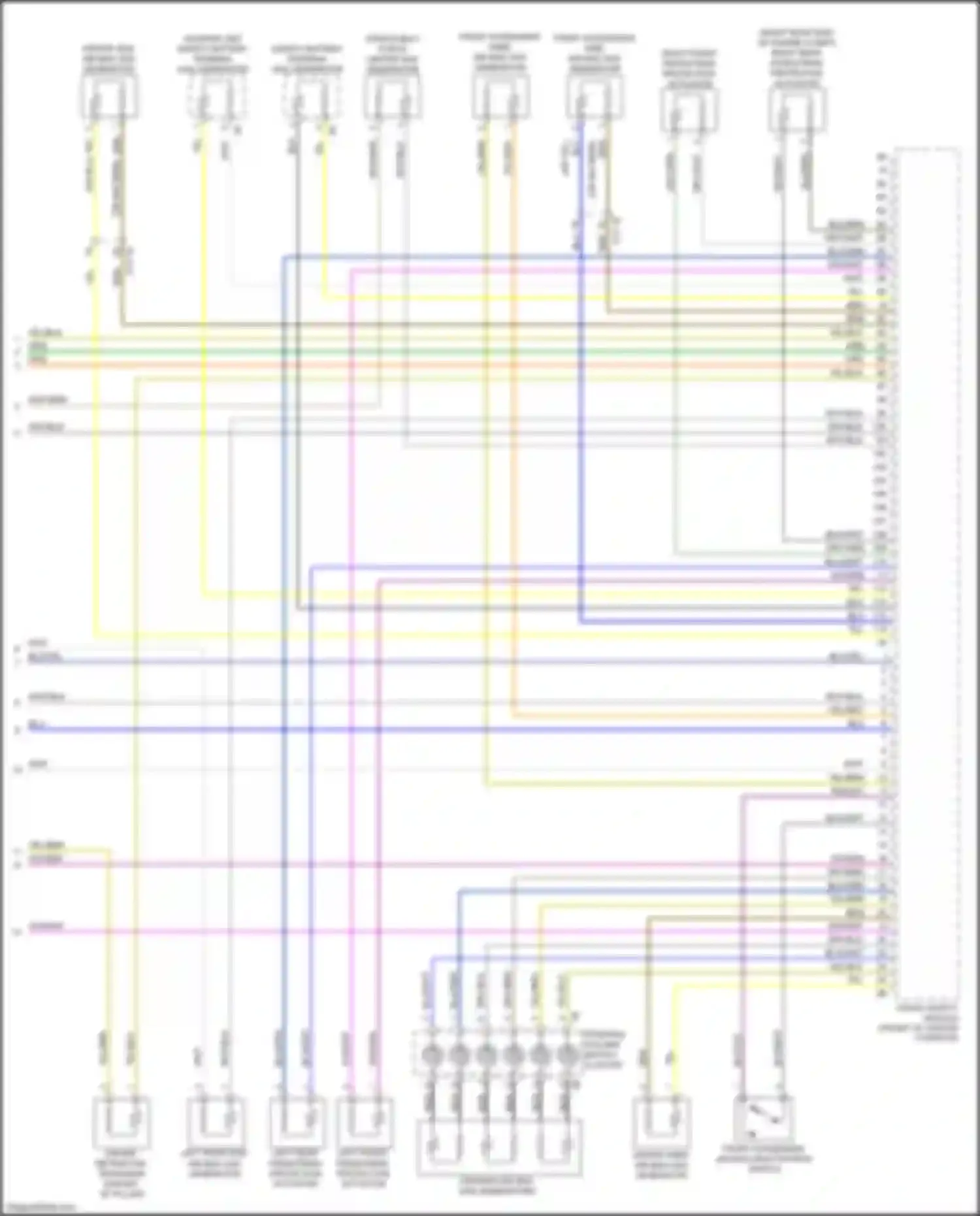 Wiring diagram yel/brn for BMW 3 series G20/G21 (2018-2023) (8 of 27)