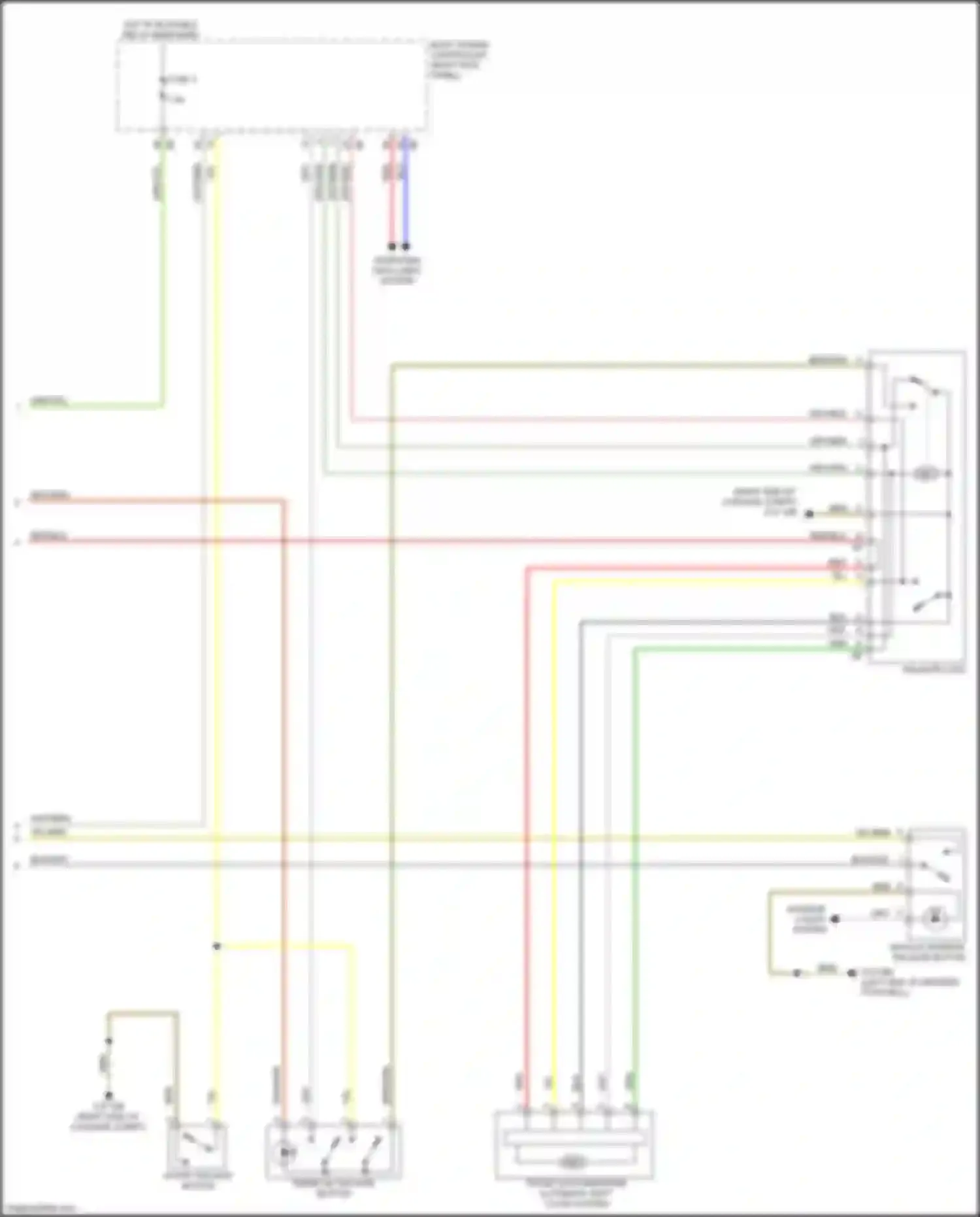 Wiring diagram yel/brn for BMW 3 series G20/G21 (2018-2023) (10 of 27)