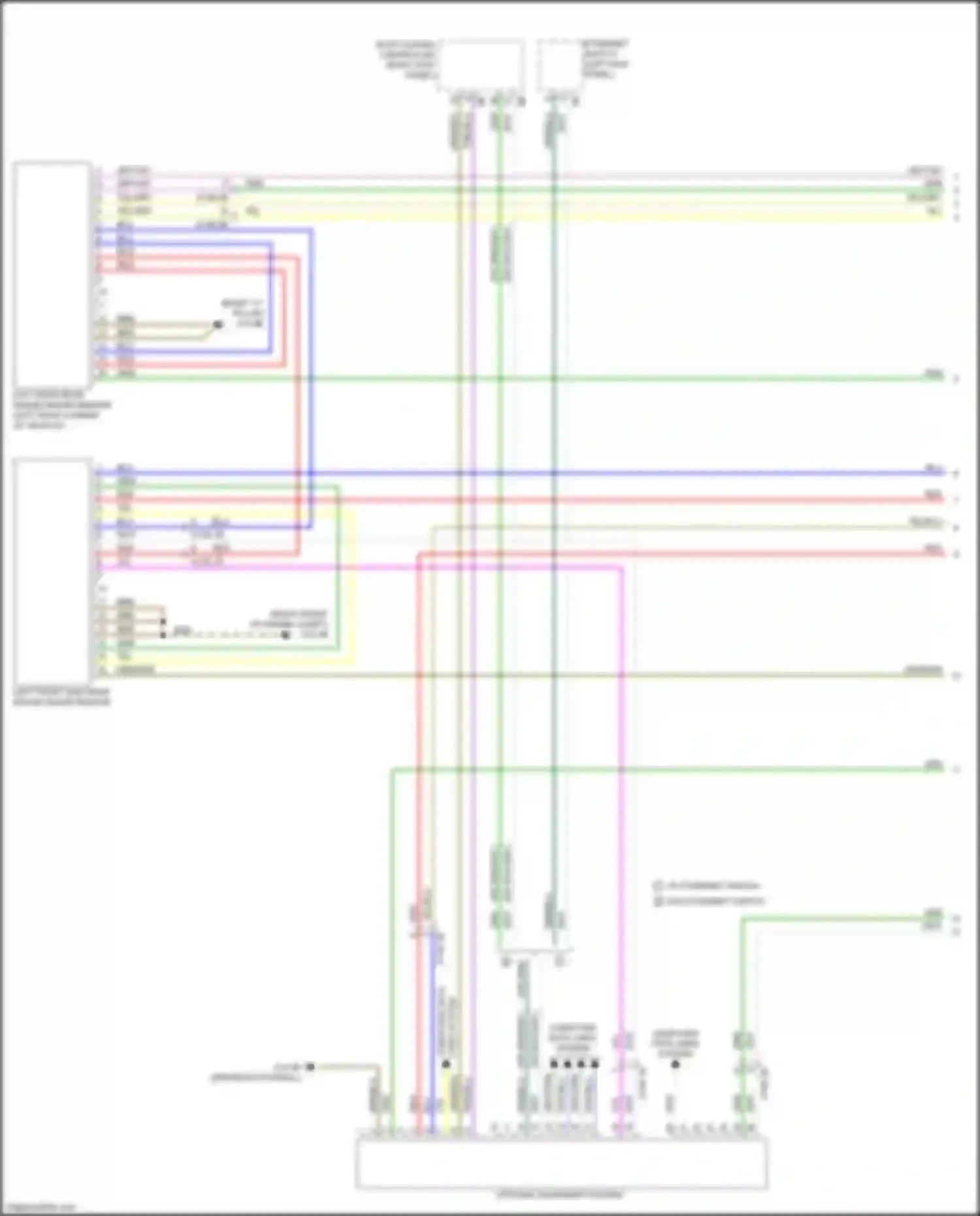 Wiring diagram yel/gry for BMW 3 series G20/G21 (2018-2023) (1 of 4)