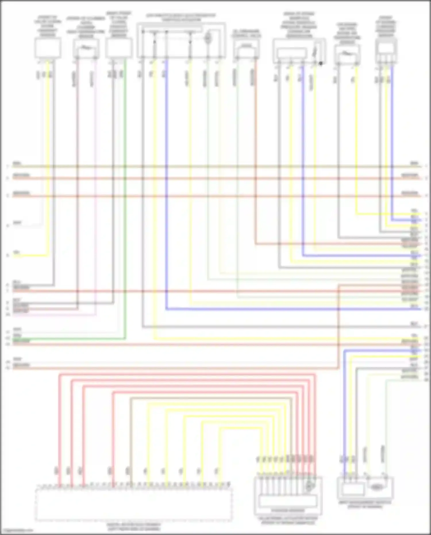 4 series Gran Coupe BMW F36 facelift (2017-2020): Wiring diagram engine performance 3.0l turbo (2 of 7)