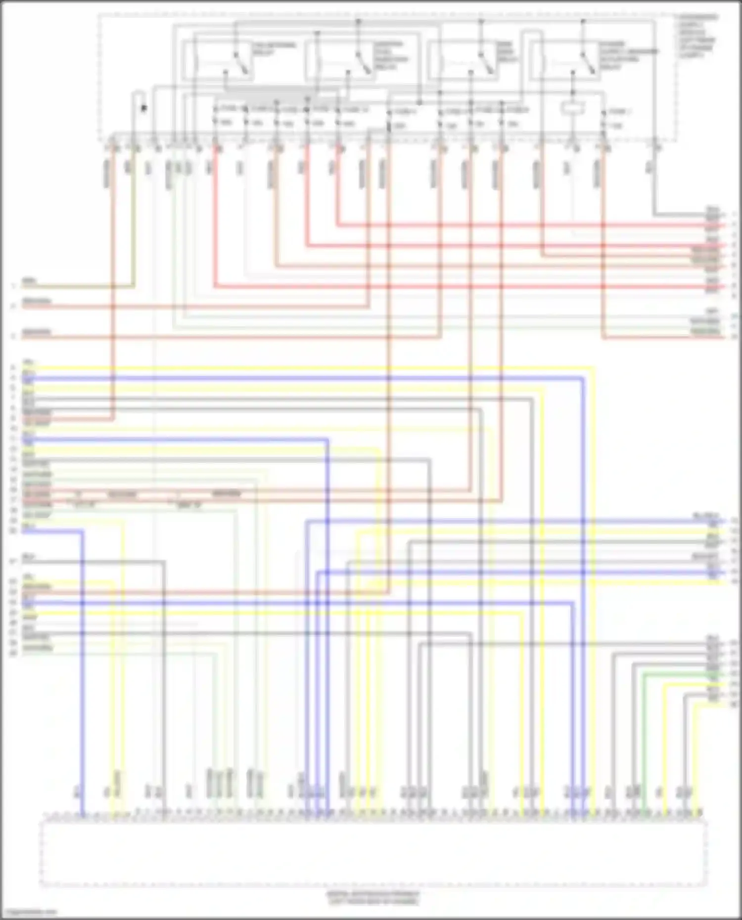 4 series Gran Coupe BMW F36 facelift (2017-2020): Wiring diagram engine performance 3.0l turbo (3 of 7)