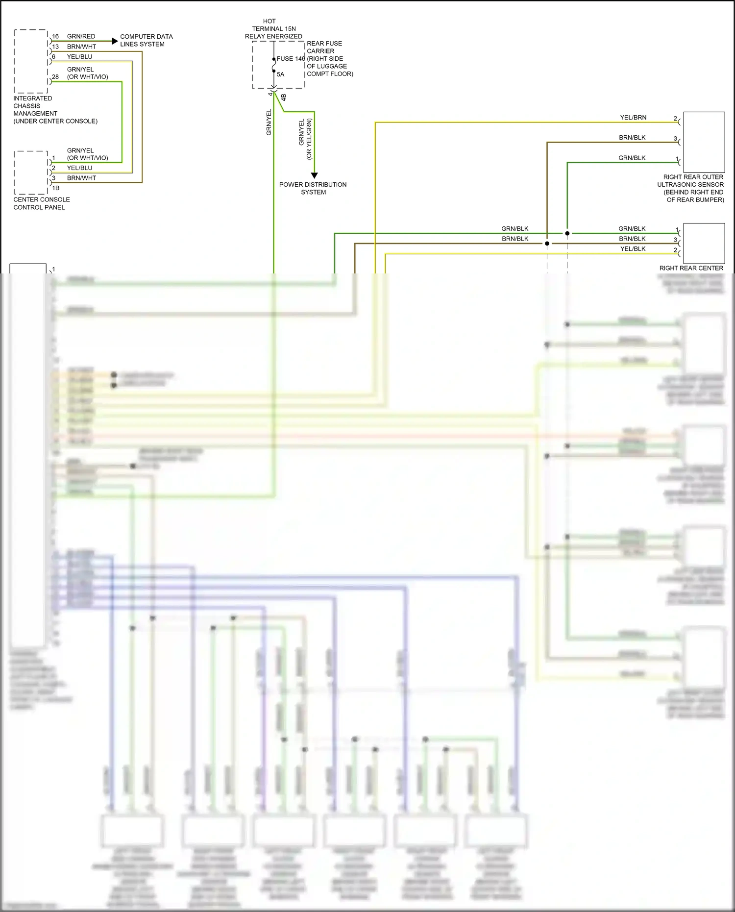 BMW 4 series Gran Coupe F36 facelift (2017-2020) computer data lines system wiring diagram  (29 of 94)