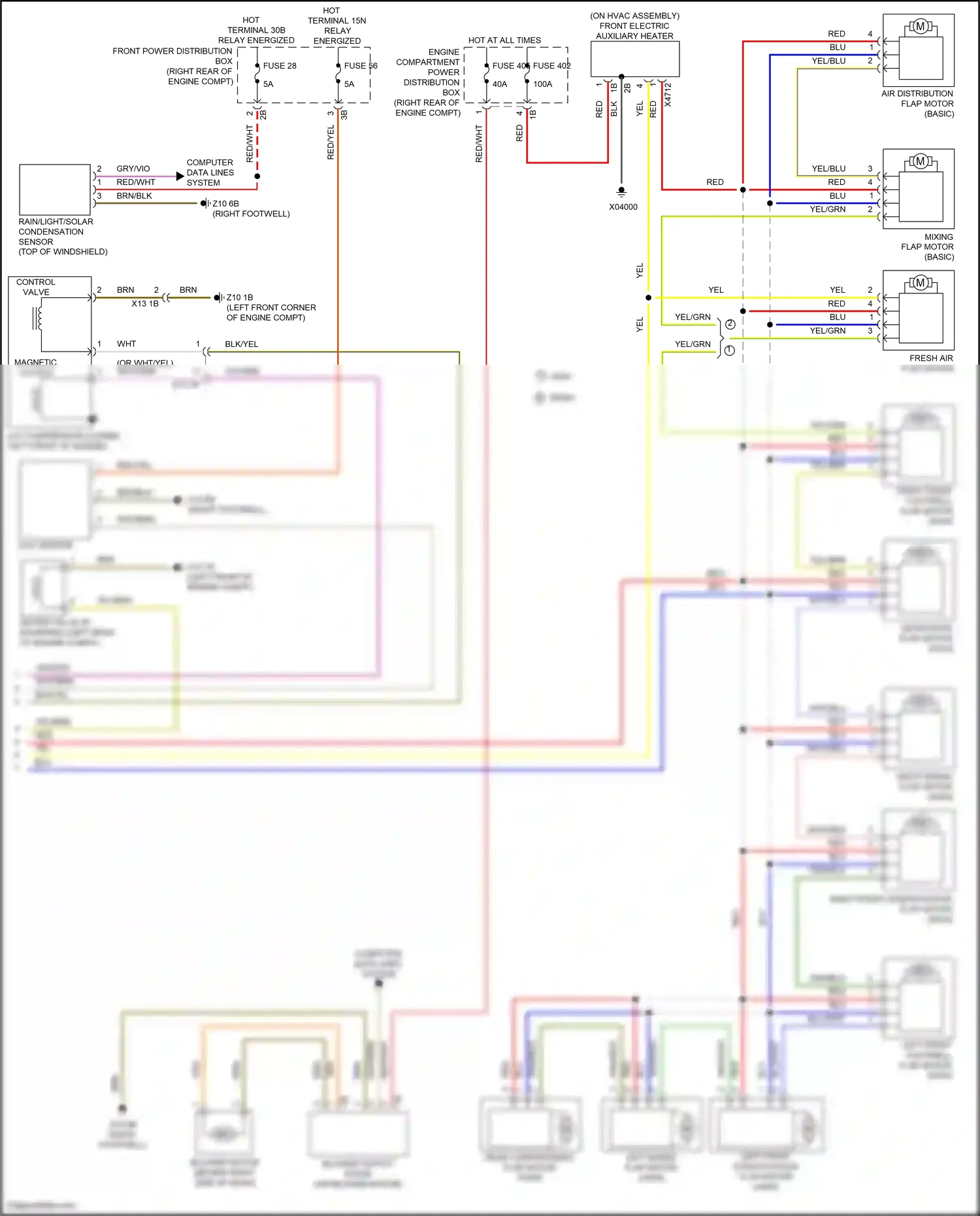 BMW 4 series Gran Coupe F36 facelift (2017-2020) computer data lines system wiring diagram  (76 of 94)