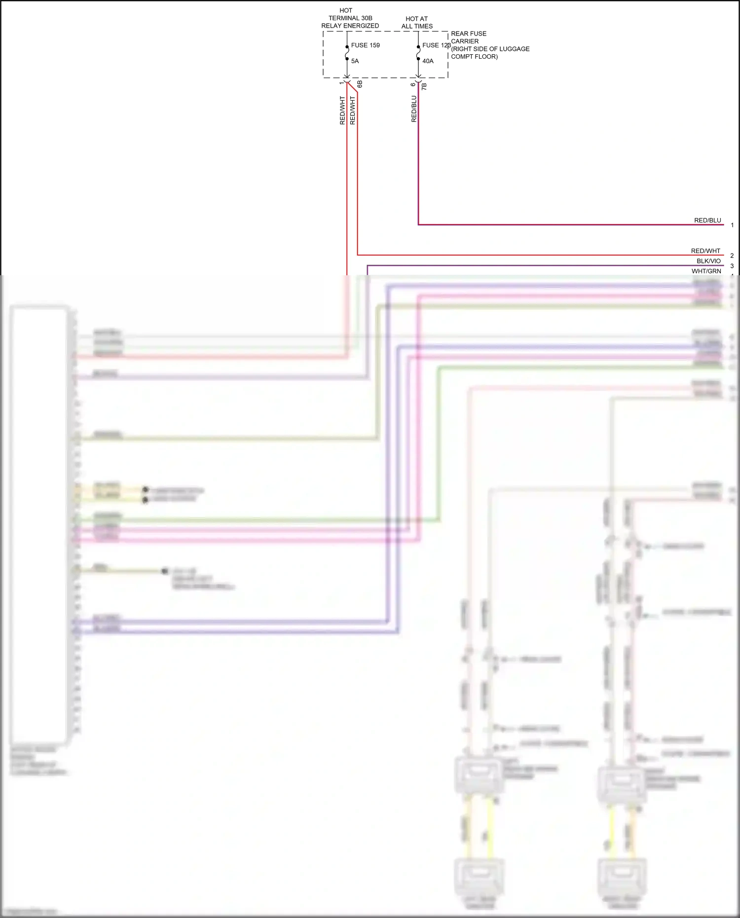 BMW 4 series Gran Coupe F36 facelift (2017-2020) computer data lines system wiring diagram  (50 of 94)