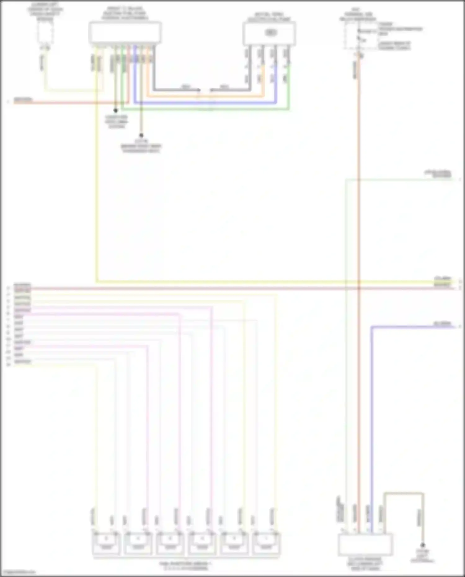 Wiring diagram computer data lines system for BMW 4 series Gran Coupe F36 facelift (2017-2020) (93 of 94)