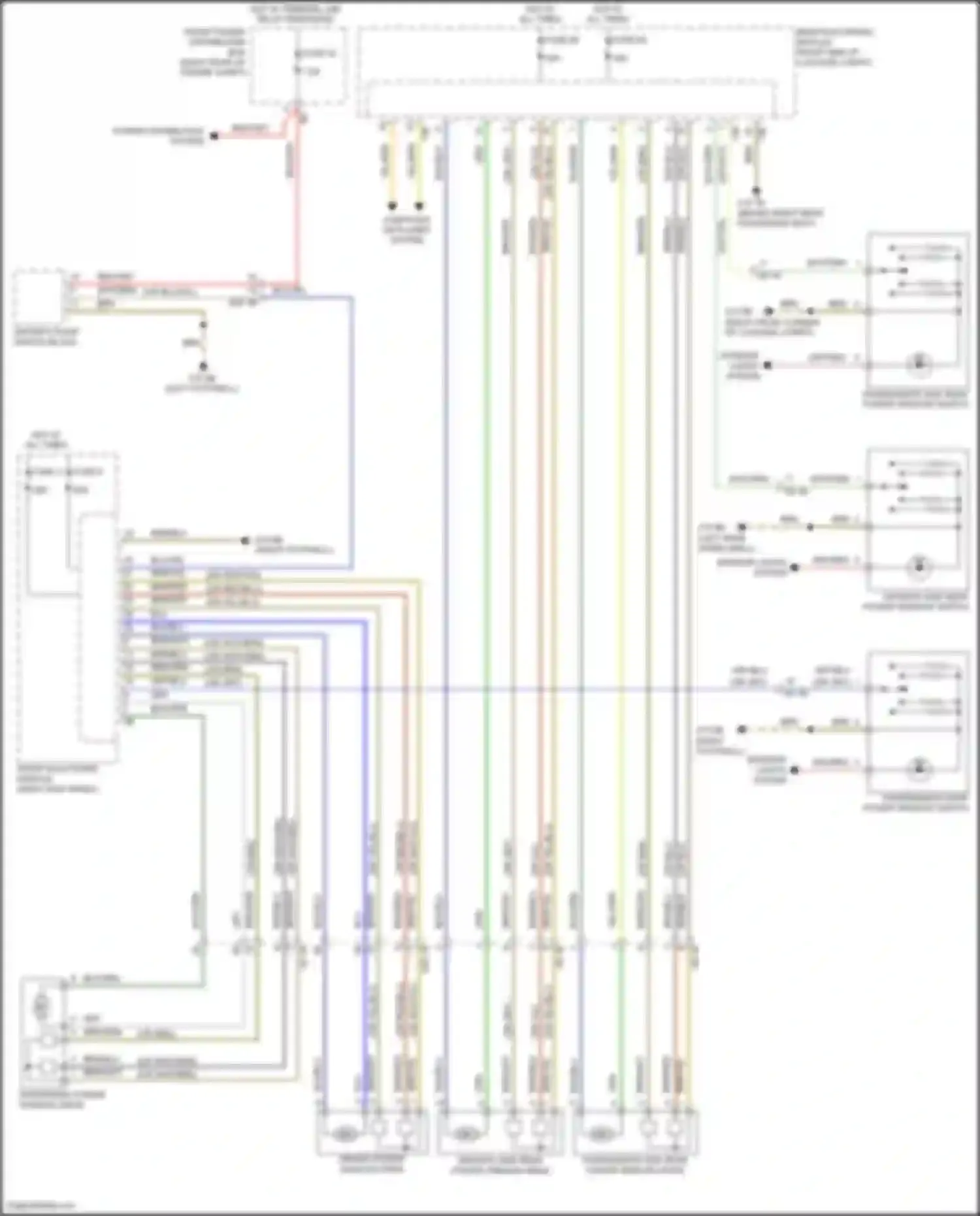 Wiring diagram computer data lines system for BMW 4 series Gran Coupe F36 facelift (2017-2020) (7 of 94)