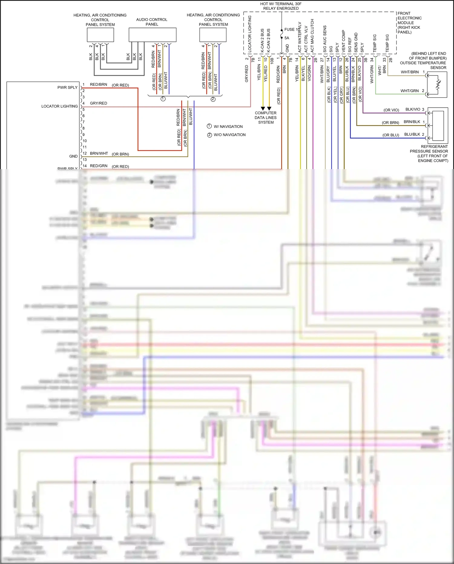 BMW 4 series Gran Coupe F36 facelift (2017-2020) computer data lines system wiring diagram  (74 of 94)