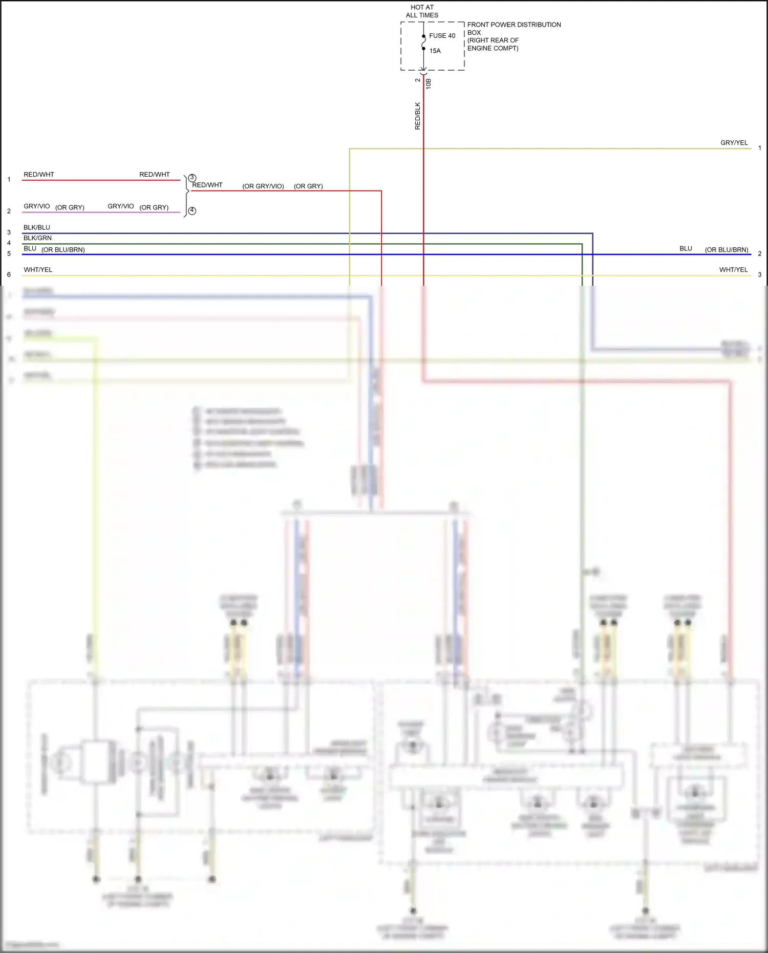 BMW 4 series Gran Coupe F36 facelift (2017-2020) computer data lines system wiring diagram  (84 of 94)