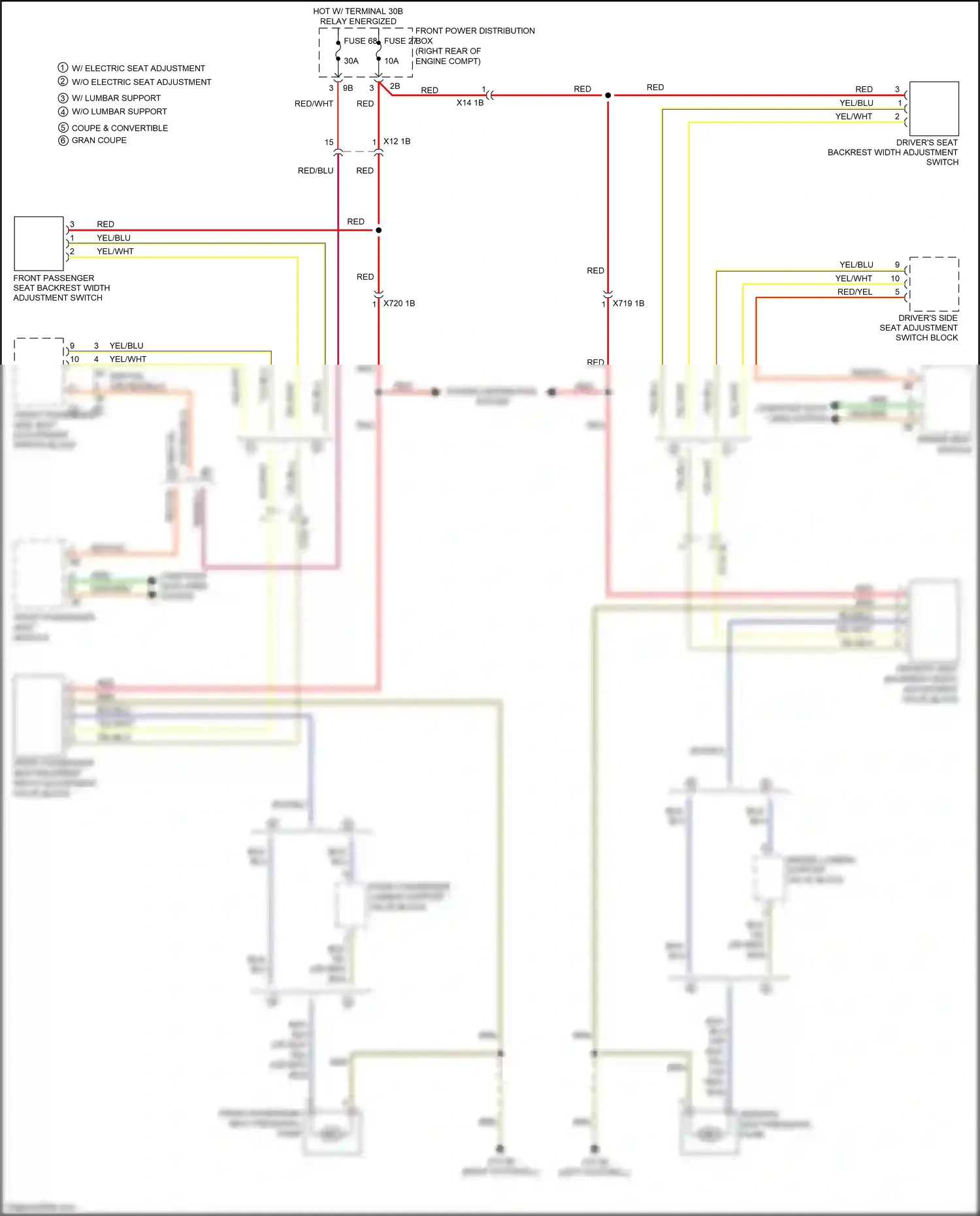 BMW 4 series Gran Coupe F36 facelift (2017-2020) computer data lines system wiring diagram  (39 of 94)