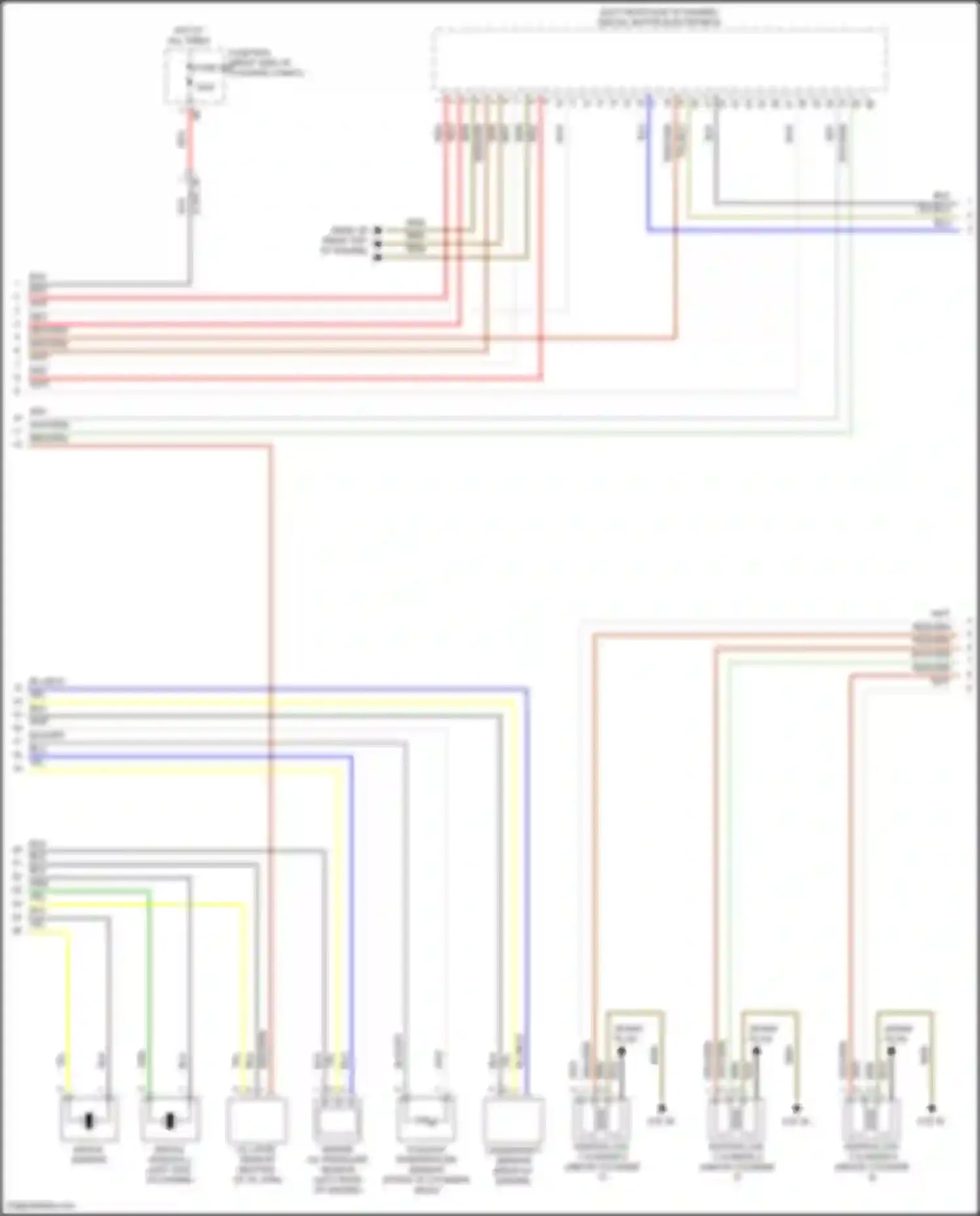 Wiring diagram coolant temperature sensor for BMW 4 series Gran Coupe F36 facelift (2017-2020) (4 of 4)